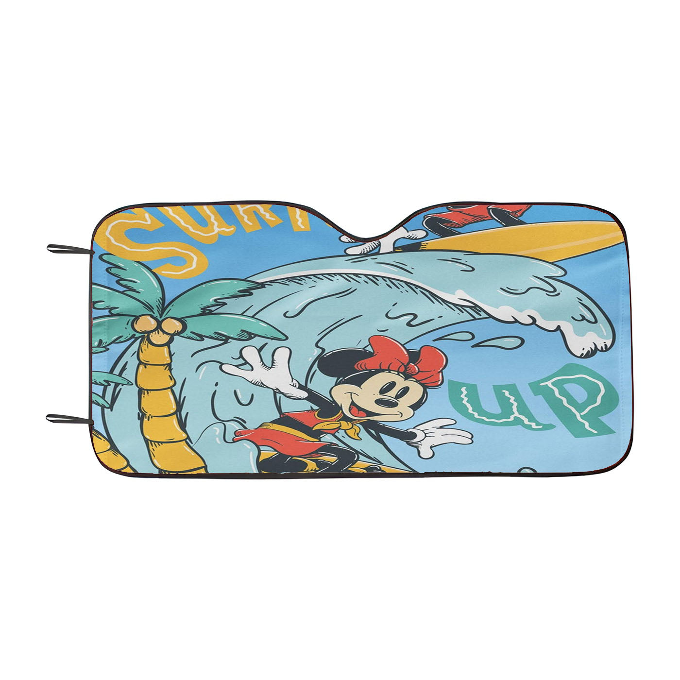 Mickey Mouse And Minnie Mouse Valentines Day Car Auto Sun Shade Windshield Cover