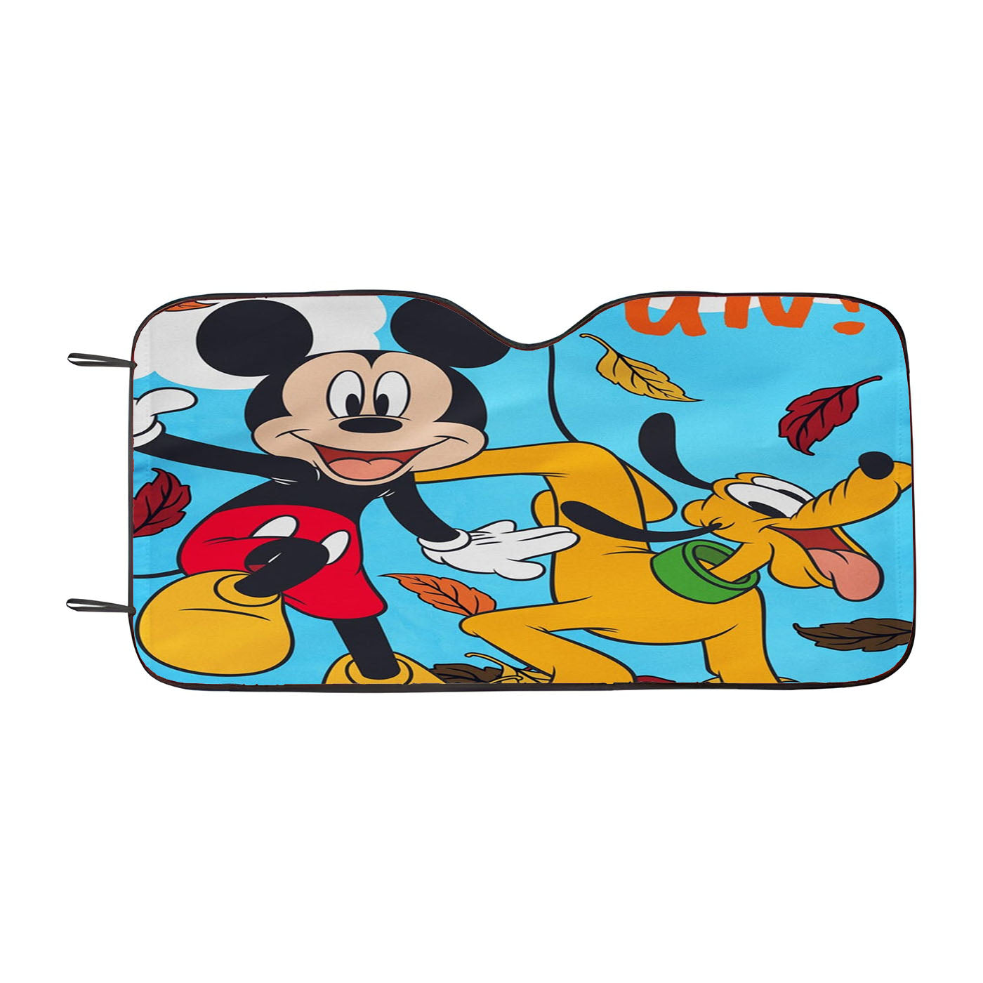 Mickey Pluto Fall Car Auto Sun Shade Windshield Cover