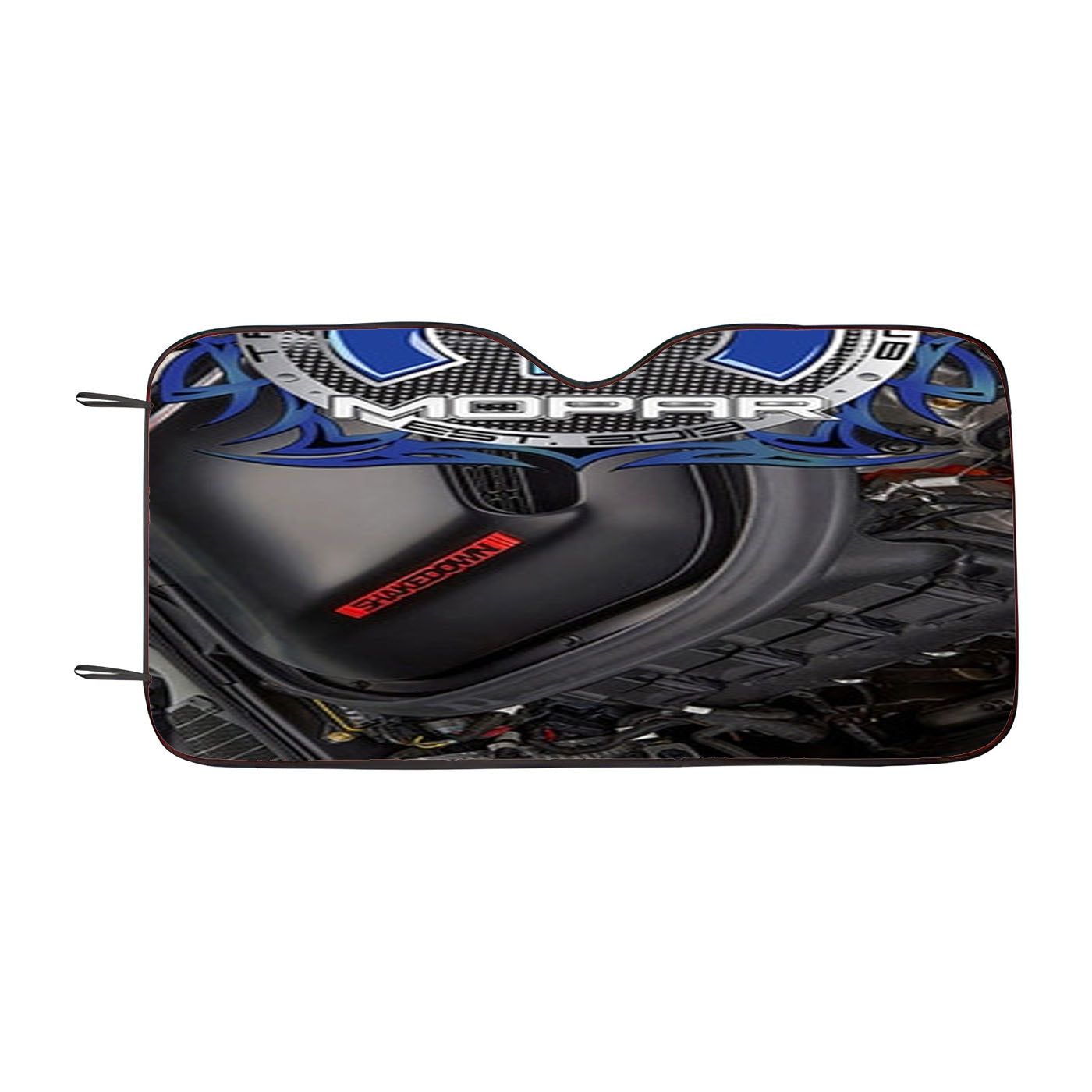Mopar Flag Logo Car Auto Sun Shade Windshield Cover