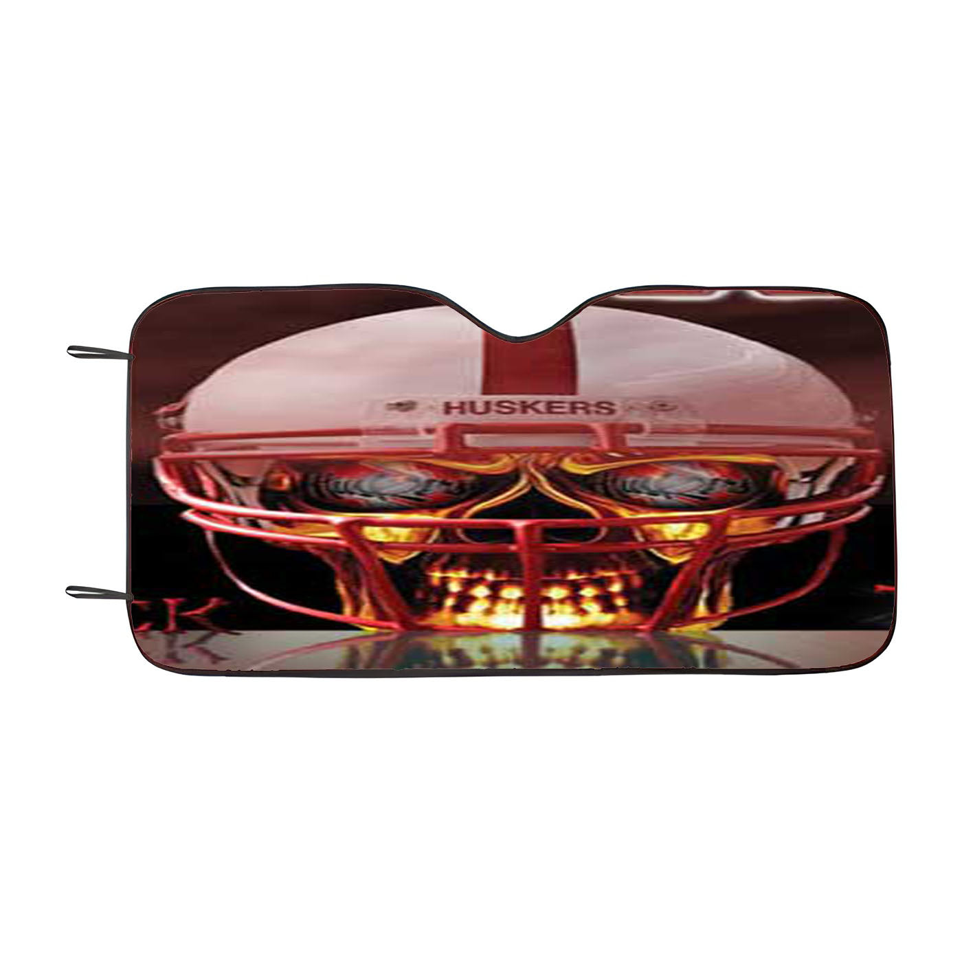 Nebraska Huskers Undead Car Auto Sun Shade Windshield Cover