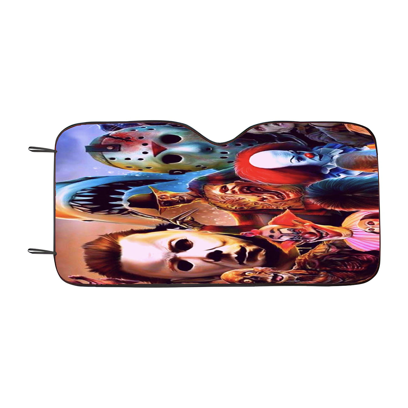 Netflix And Chills 31 Nights Of Halloween Car Auto Sun Shade Windshield Cover