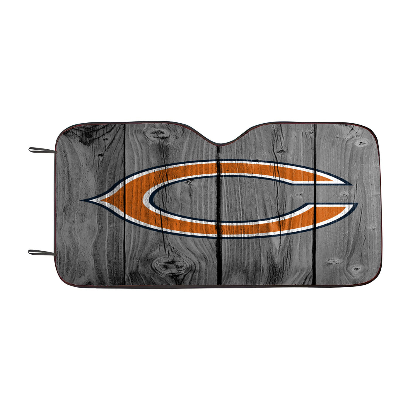 New Chicago Bears Nfl Logo Dark Wood Wallpaper Car Auto Sun Shade Windshield Cover