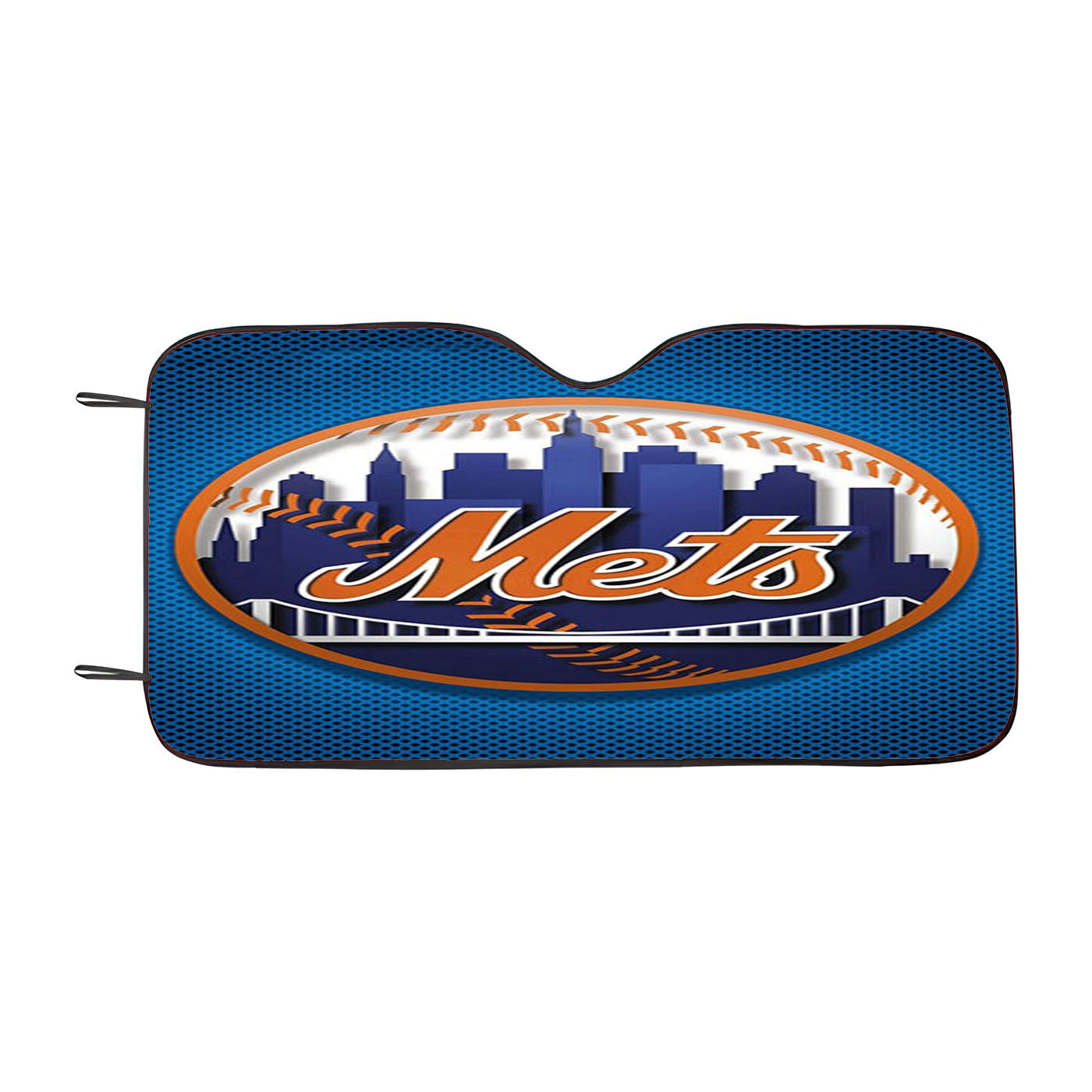 New York Mets Ny Logo Car Auto Sun Shade Windshield Cover
