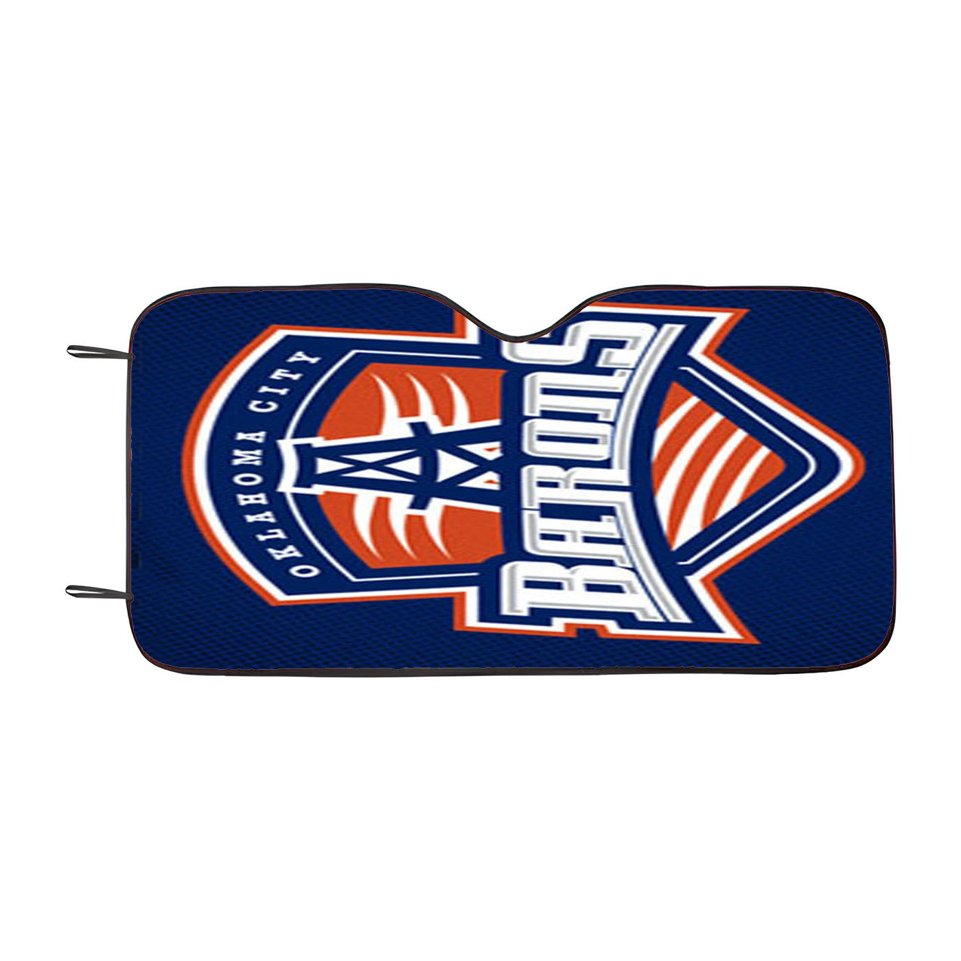 Oklahoma City Barons Art Car Auto Sun Shade Windshield Cover