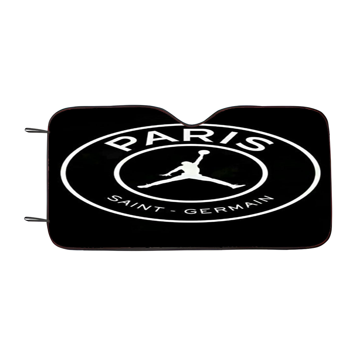 Paris Saint Germain Psg Jordan Style In Circle Car Auto Sun Shade Windshield Cover