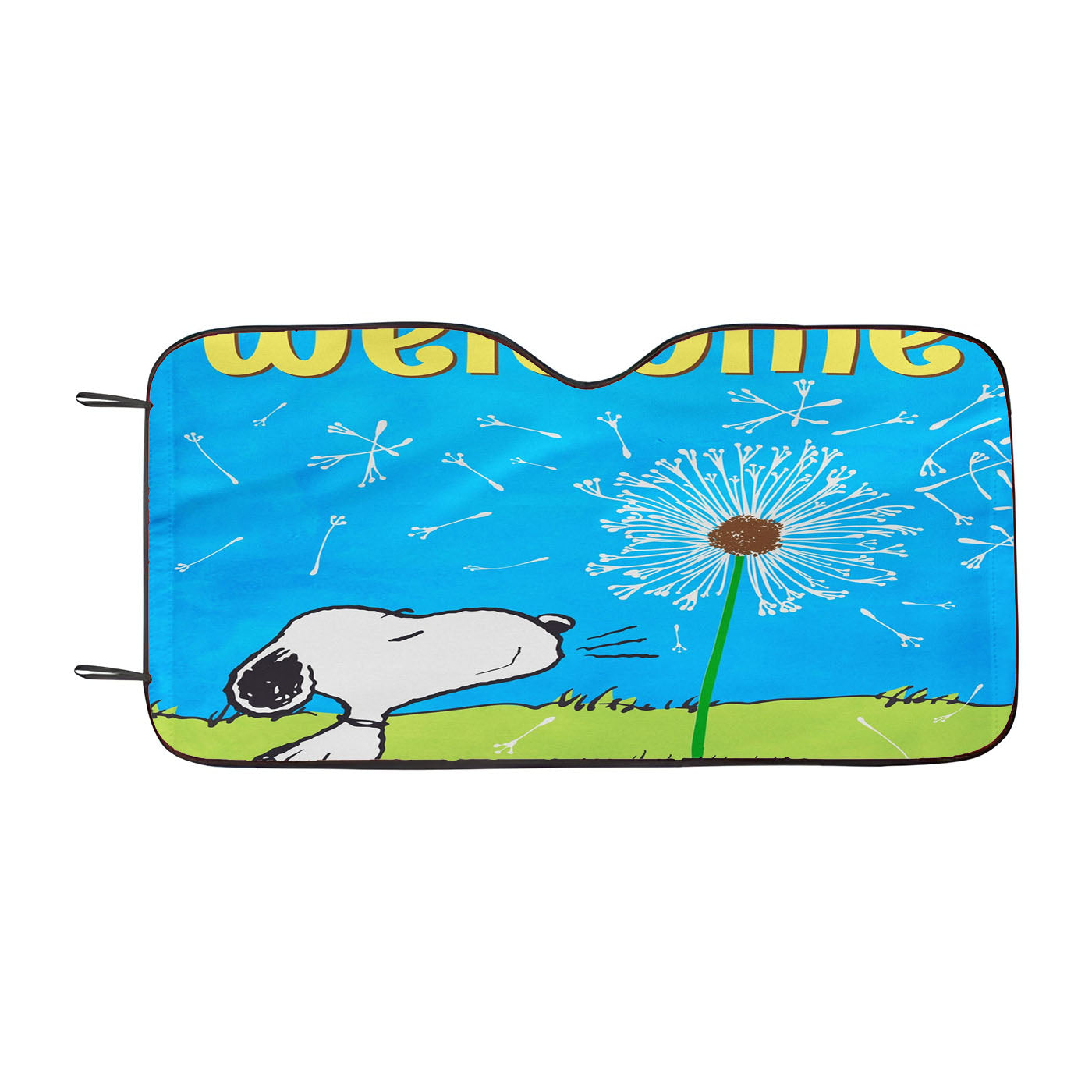 Peanuts Camp Life Snoopy Car Auto Sun Shade Windshield Cover