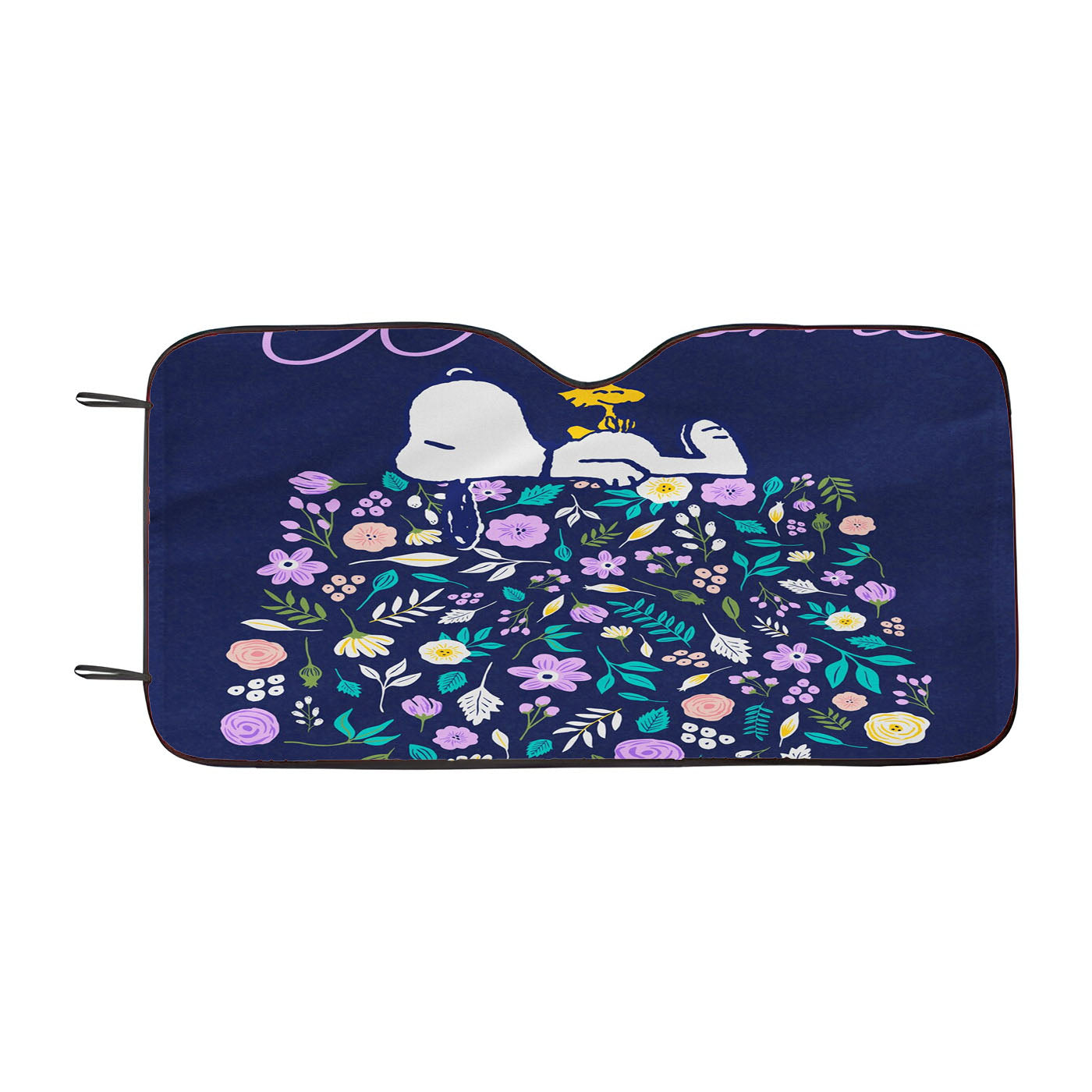 Peanuts Double Scoop Snoopy Car Auto Sun Shade Windshield Cover