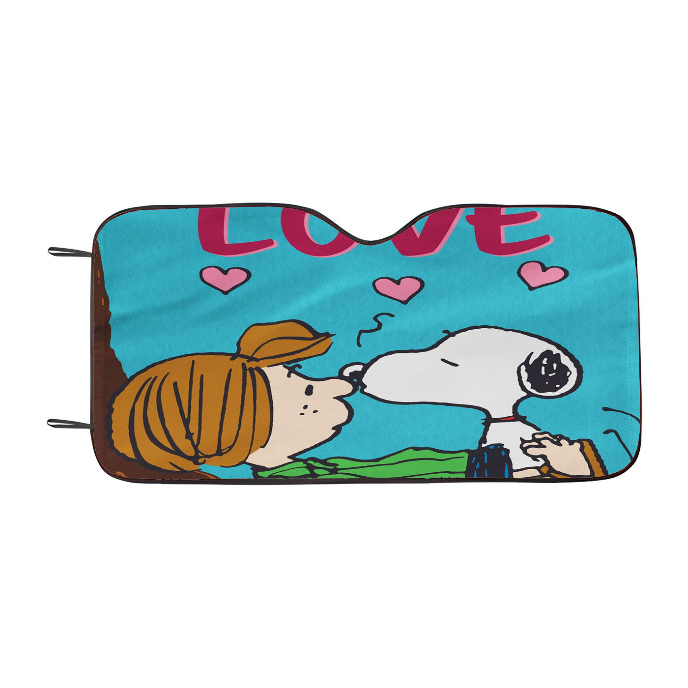 Peanuts Game Day Car Auto Sun Shade Windshield Cover