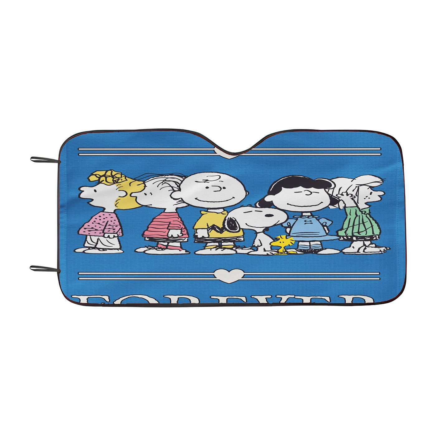 Peanuts Gang Give Thanks Thanksgiving Car Auto Sun Shade Windshield Cover