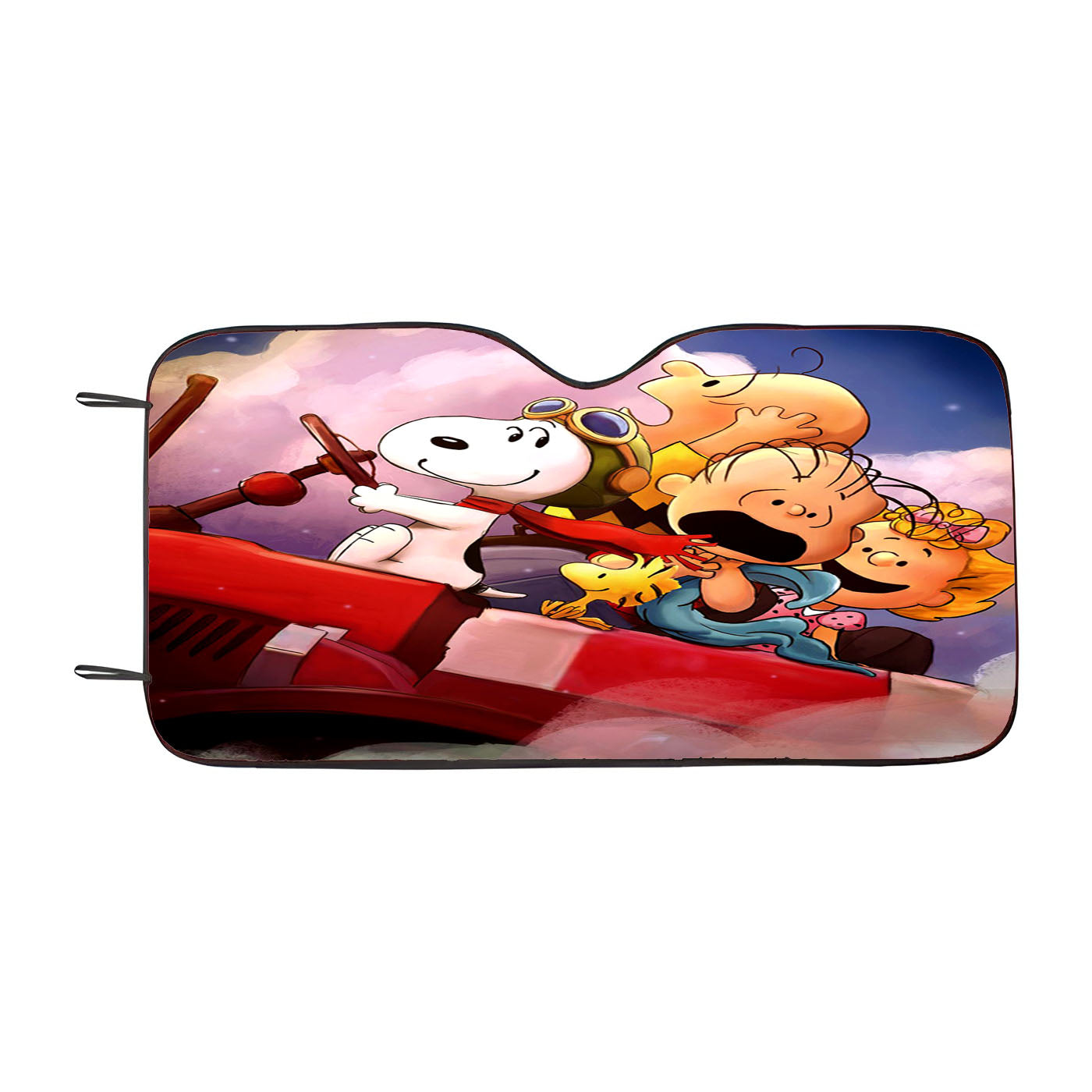Peanuts Go Jump In The Lake Snoopy Car Auto Sun Shade Windshield Cover