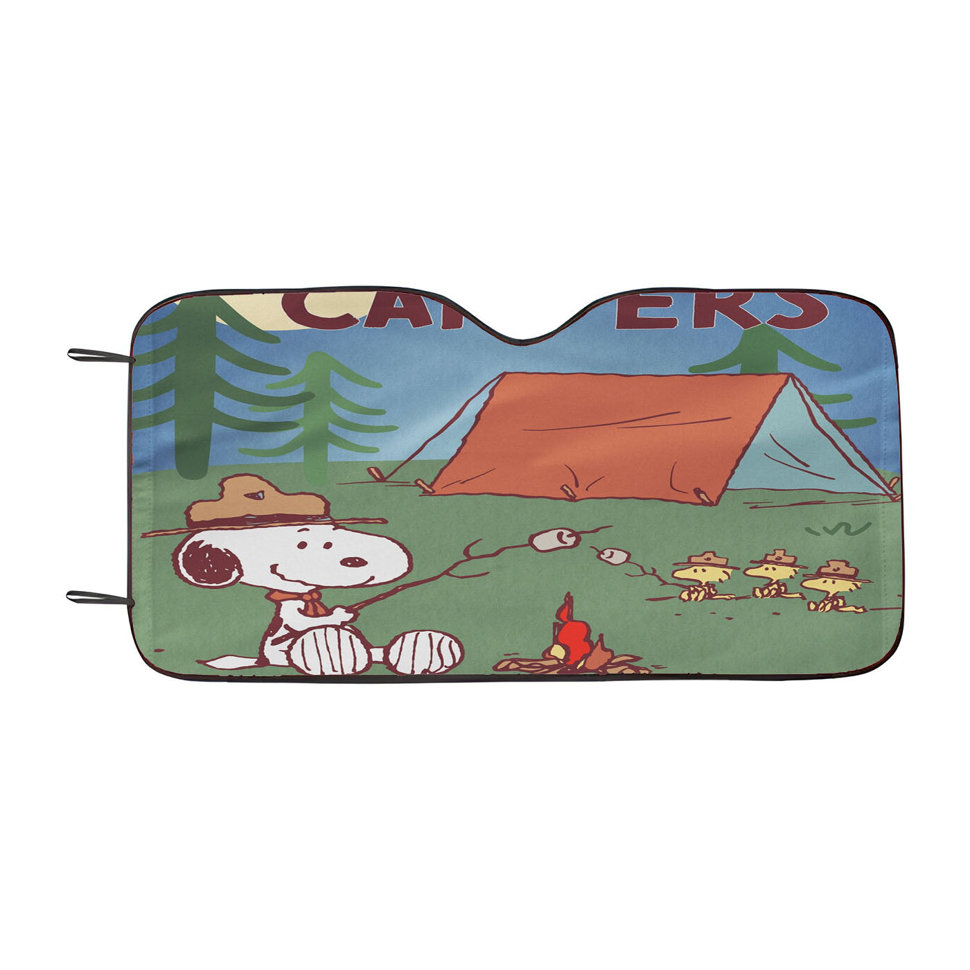 Peanuts Happy Father'S Day Grill Master Car Auto Sun Shade Windshield Cover