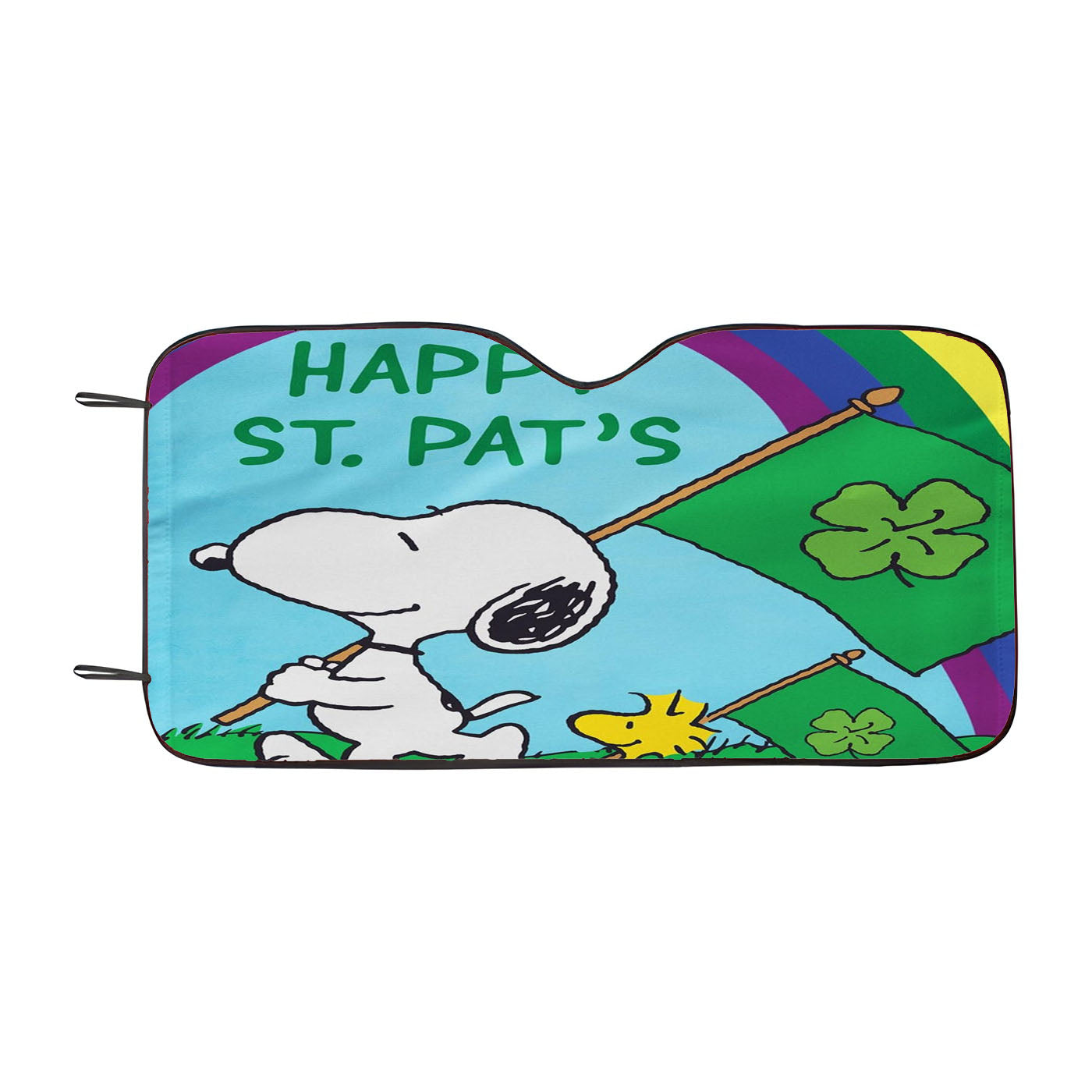 Peanuts Home Of The Brave Snoopy Car Auto Sun Shade Windshield Cover
