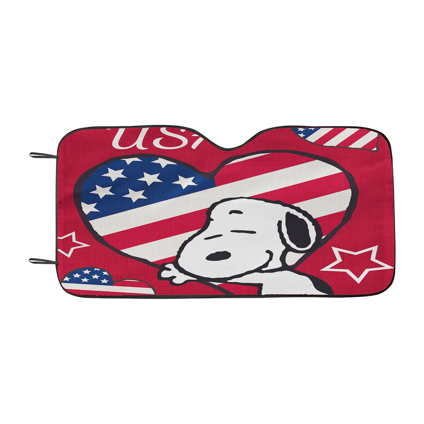 Peanuts Joy Snoopy And Woodstock Christmas Car Auto Sun Shade Windshield Cover