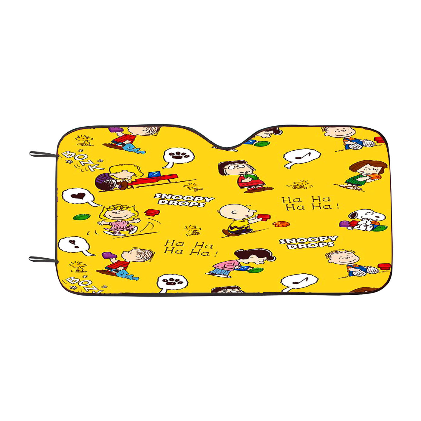 Peanuts Par For The Course Car Auto Sun Shade Windshield Cover