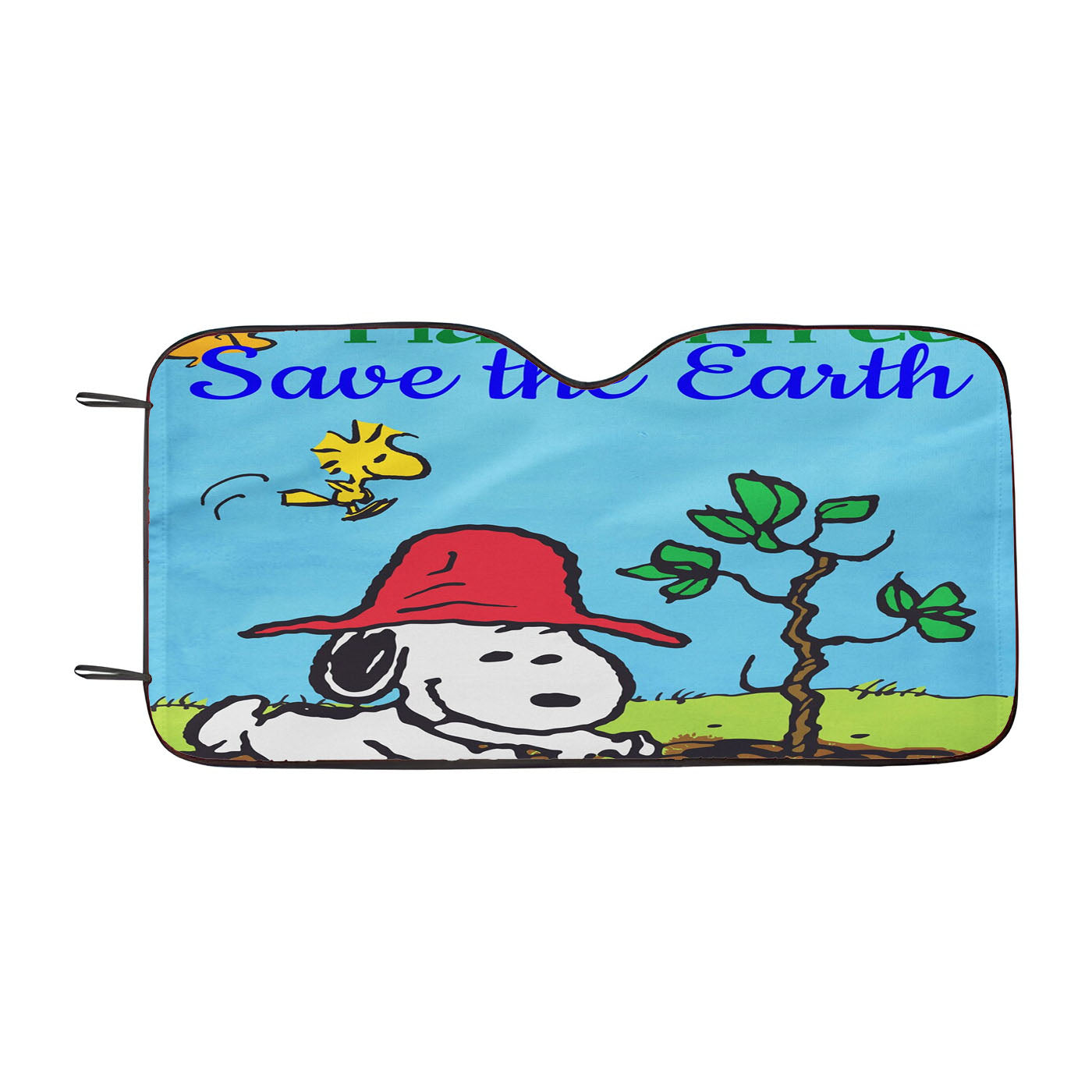 Peanuts Rainbow Celebrate Love Snoopy Car Auto Sun Shade Windshield Cover
