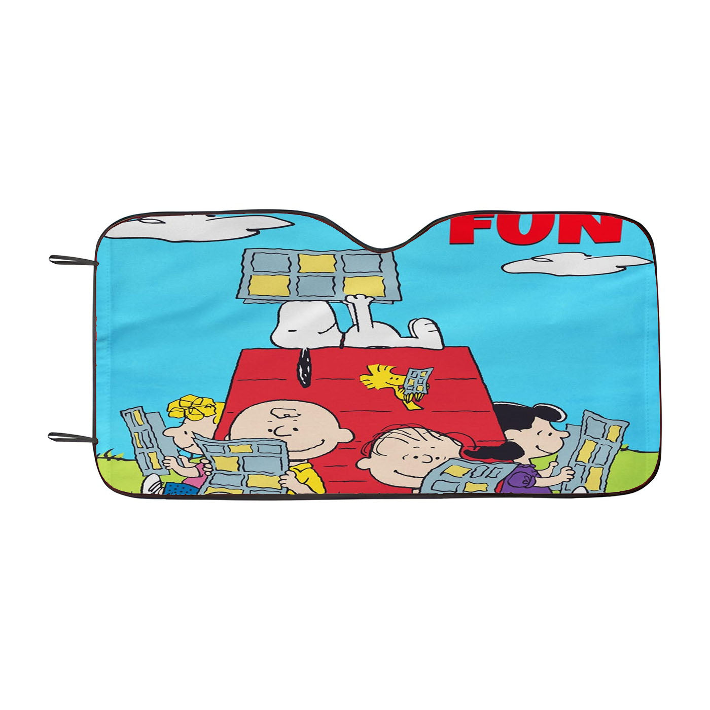 Peanuts Relax, It'S Summer Snoopy Car Auto Sun Shade Windshield Cover