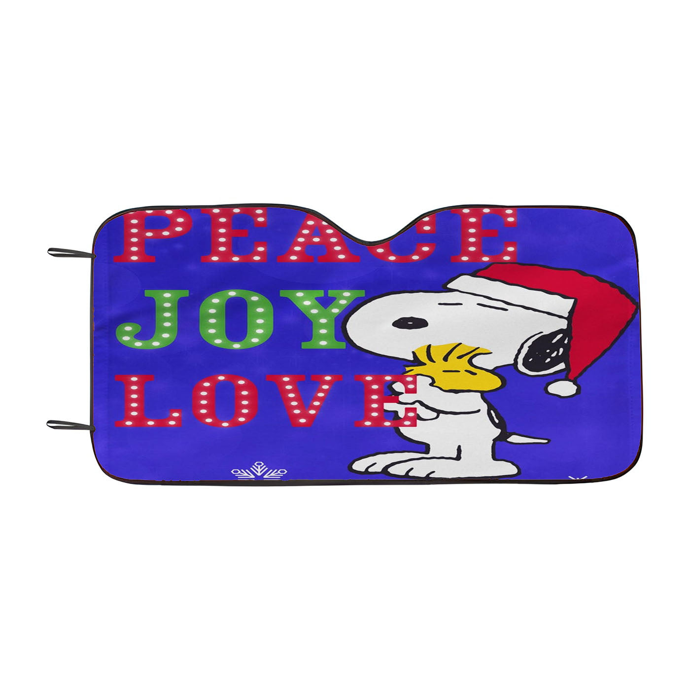 Peanuts Snoopy And Woodstock Christmas Car Auto Sun Shade Windshield Cover
