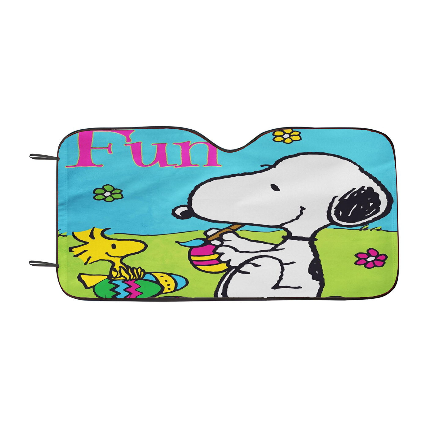 Peanuts Snoopy Fall Flag Snoopy And Woodstock Autumn Car Auto Sun Shade Windshield Cover