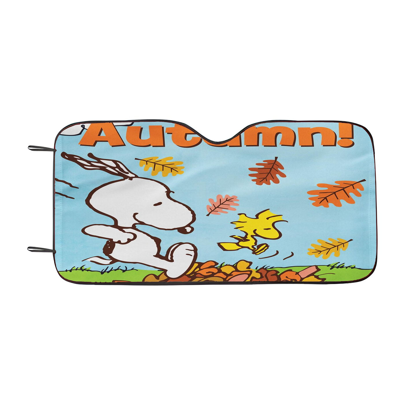 Peanuts Snoopy Football Car Auto Sun Shade Windshield Cover