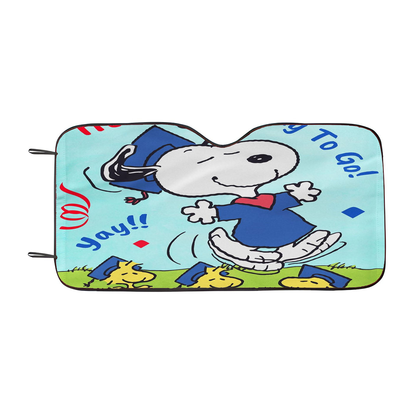Peanuts Snoopy Happy Easter Car Auto Sun Shade Windshield Cover