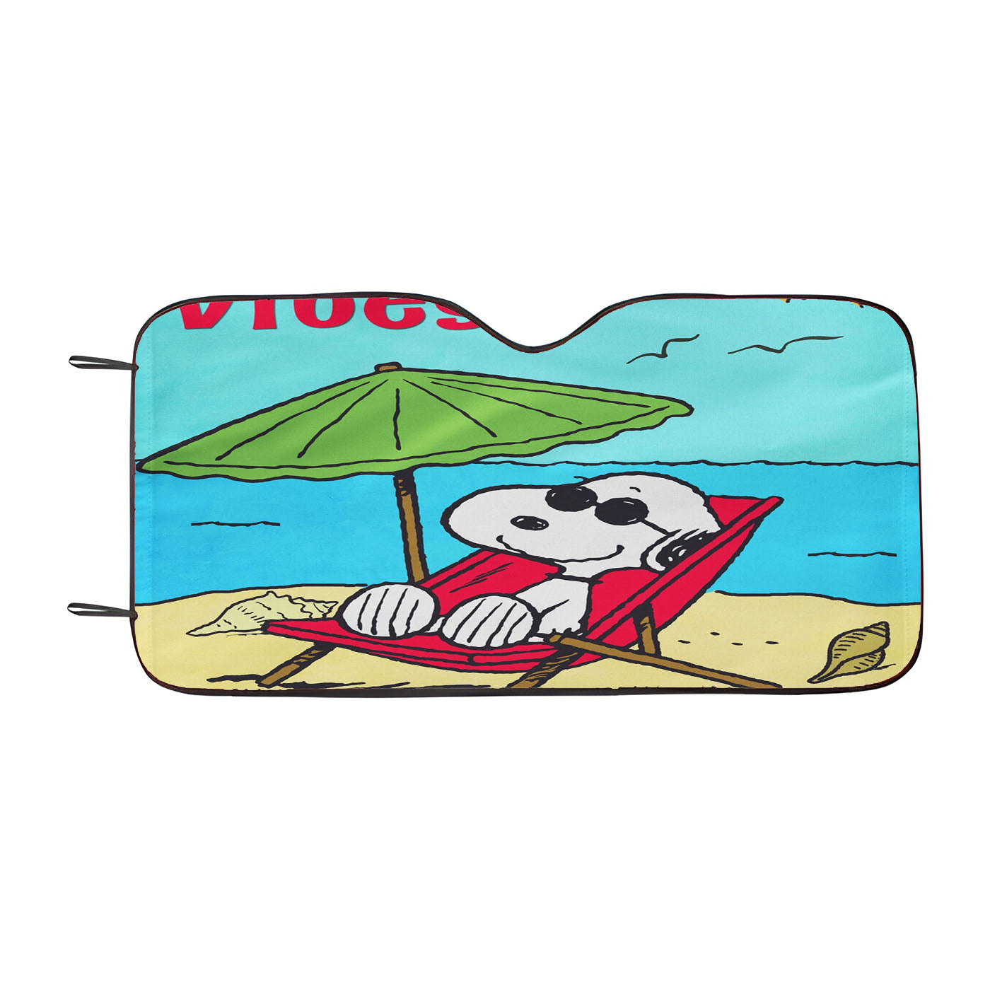 Peanuts Summer Car Auto Sun Shade Windshield Cover