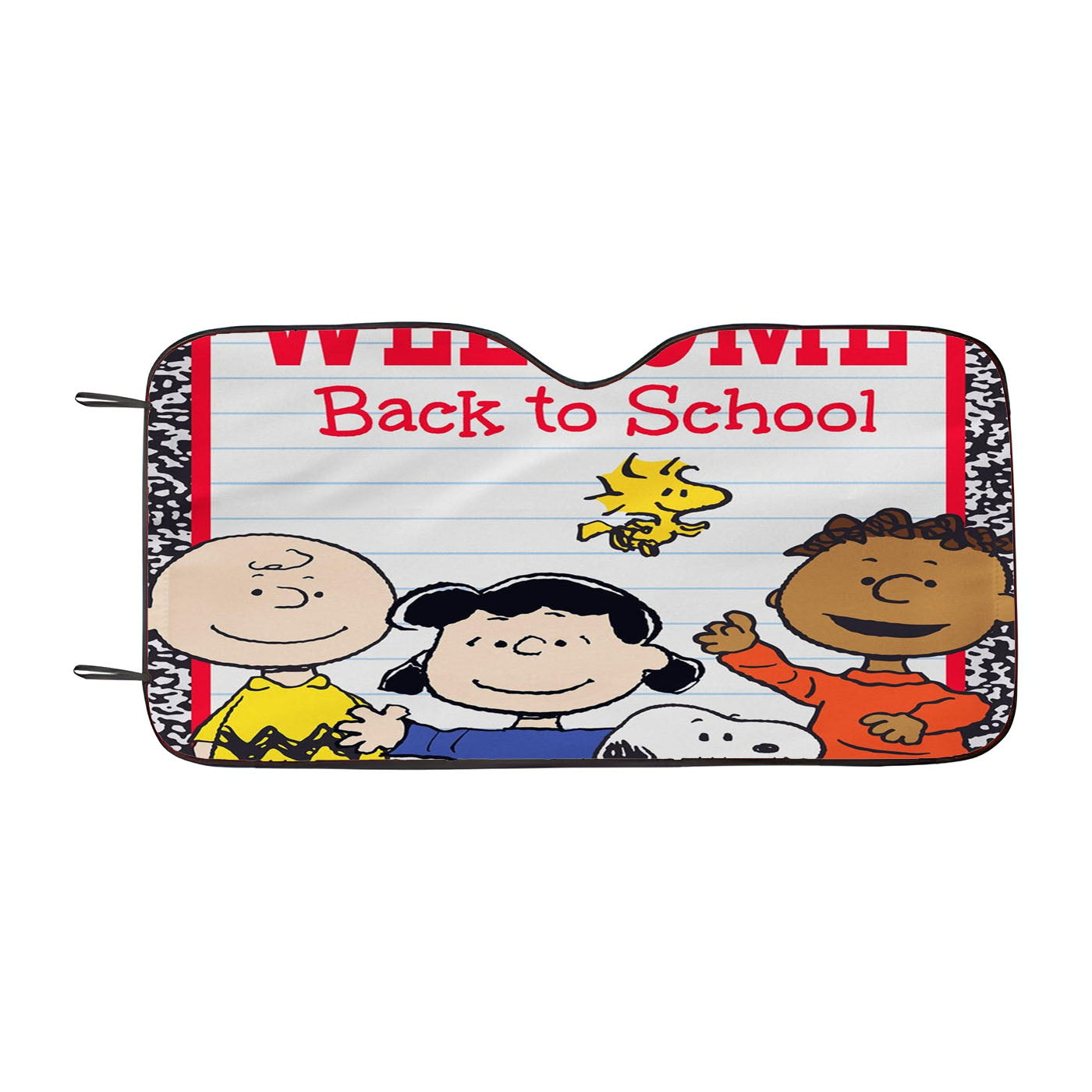 Peanuts Welcome Home Gang Car Auto Sun Shade Windshield Cover
