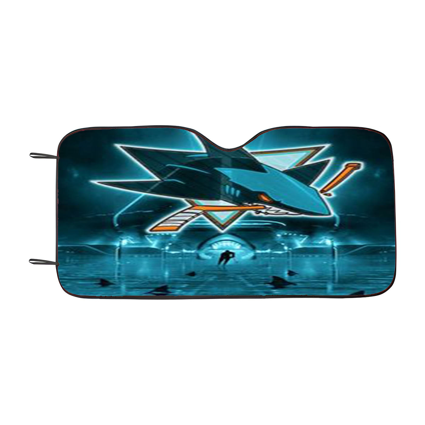 San Jose Sharks Logo Florida Car Auto Sun Shade Windshield Cover