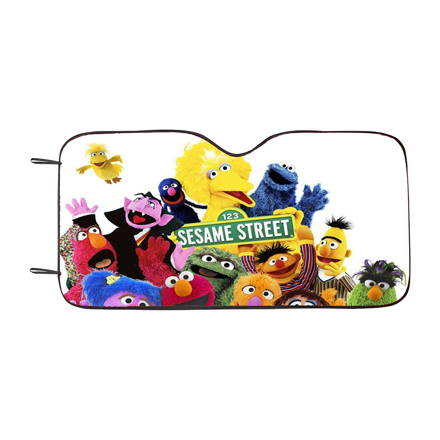 Sesame Street Characters Car Auto Sun Shade Windshield Cover