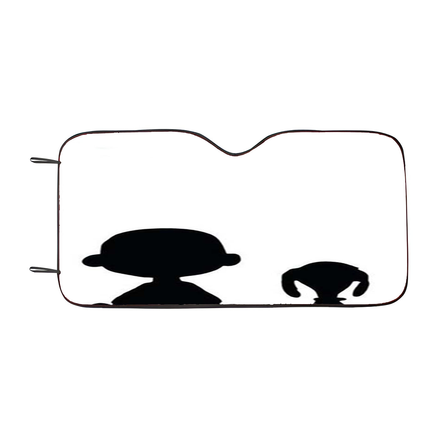Snoopy And Charlie Brown Christmas Lights Apple Car Auto Sun Shade Windshield Cover