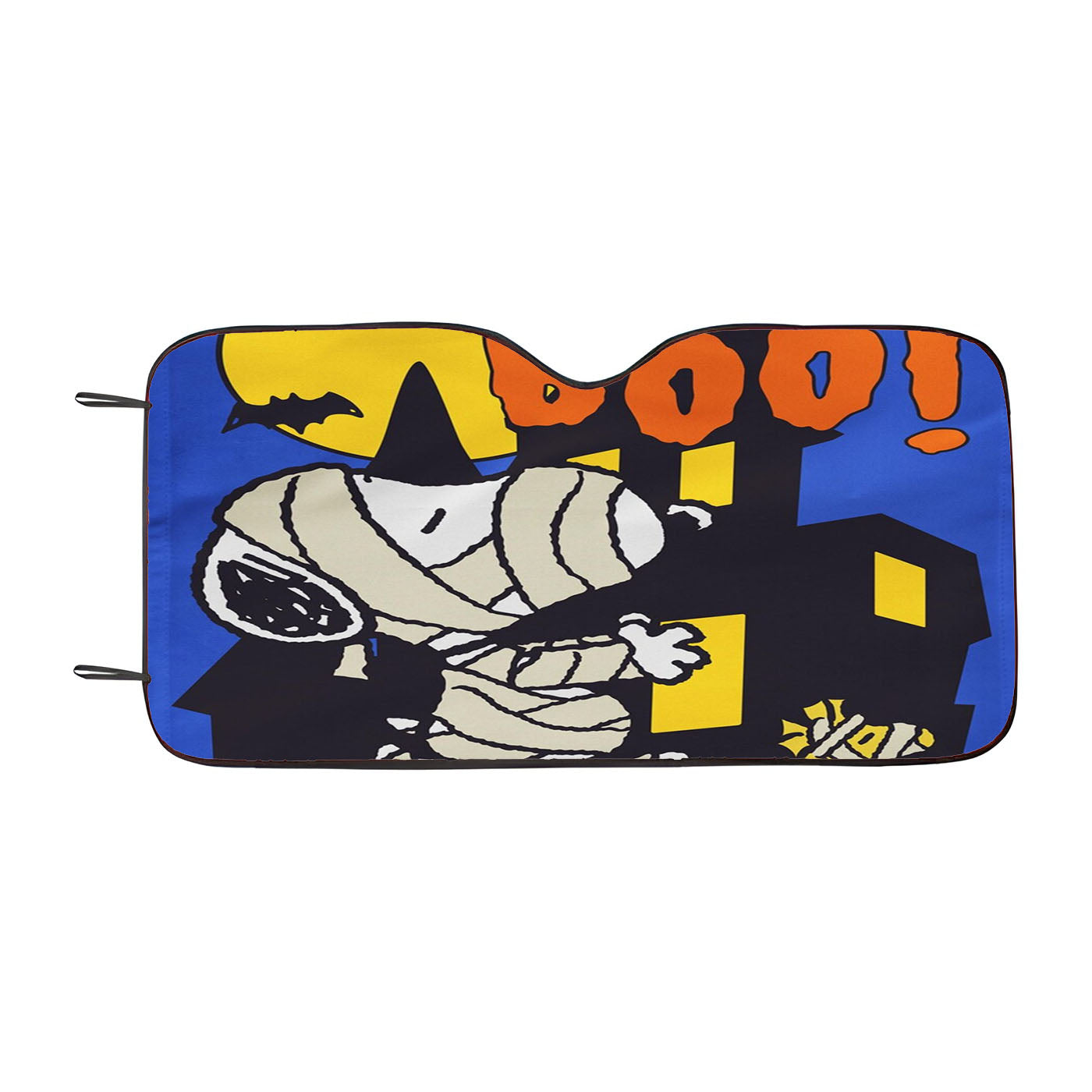 Snoopy And Woodstock Halloween Car Auto Sun Shade Windshield Cover