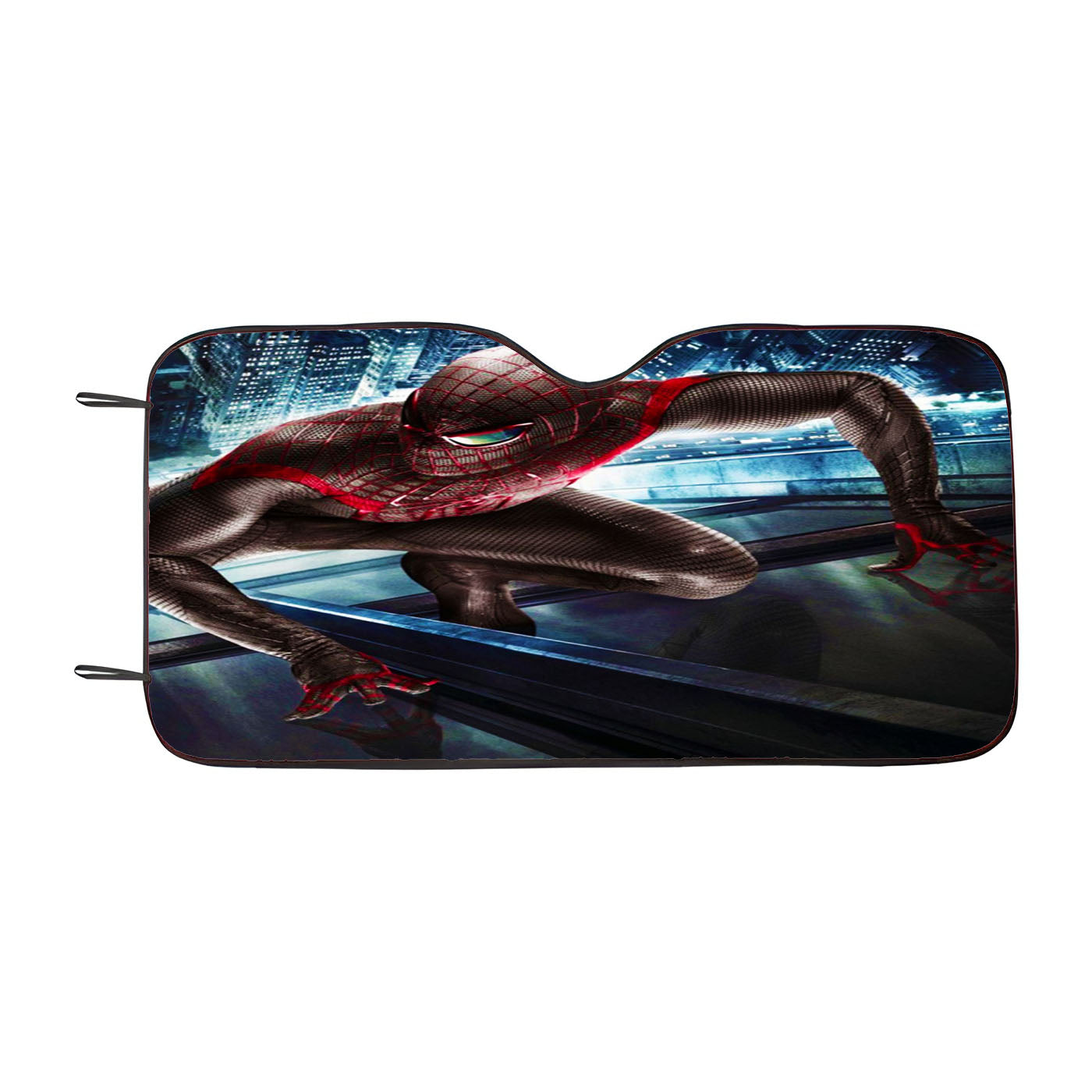 Spider Man Dark Red Car Auto Sun Shade Windshield Cover