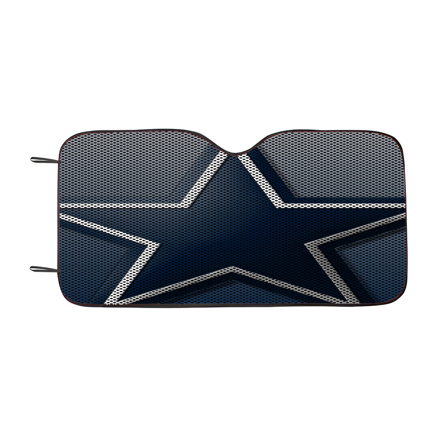 Star Dallas Cowboy Carbon Fiber Logo Car Auto Sun Shade Windshield Cover