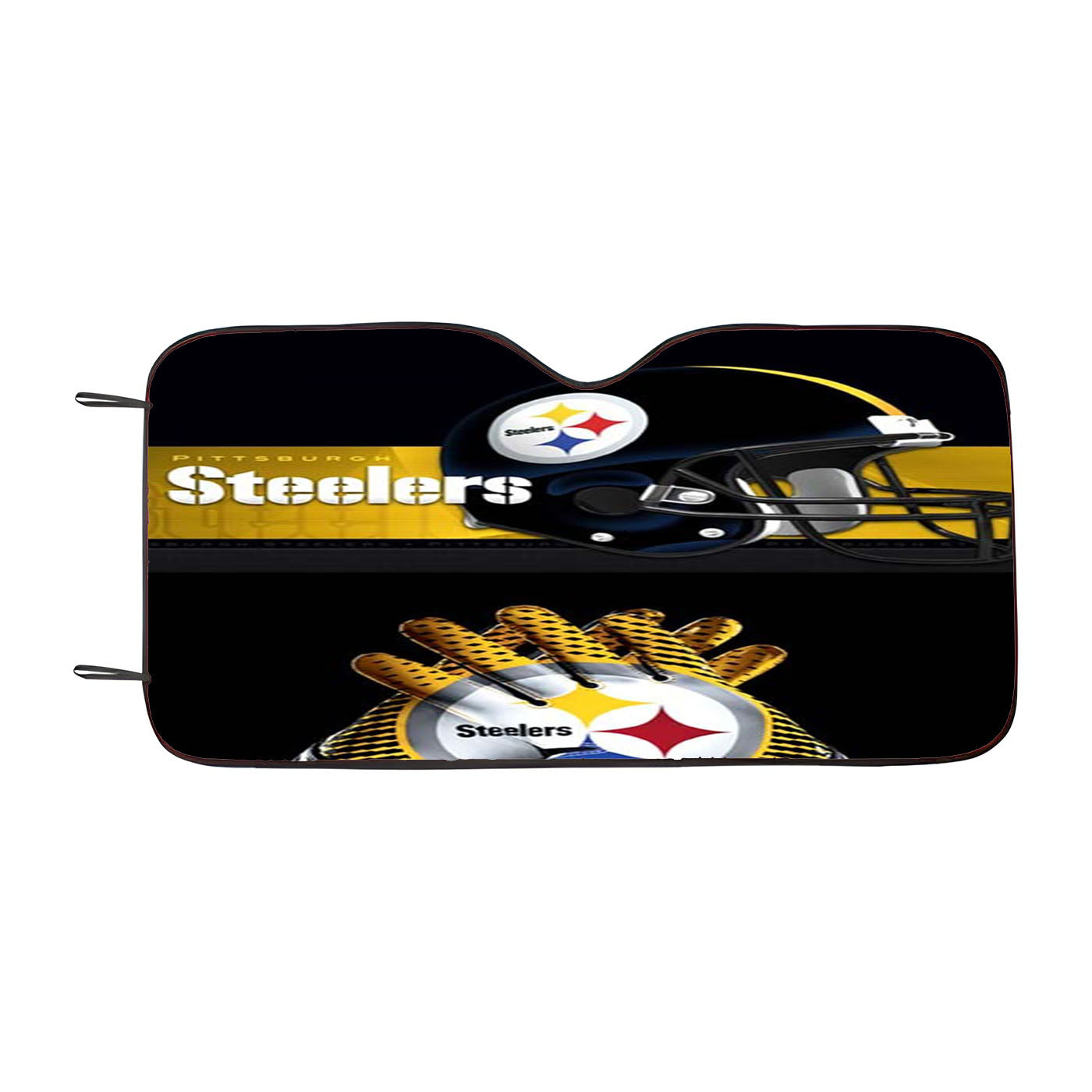 Steelers Pittsburgh Car Auto Sun Shade Windshield Cover