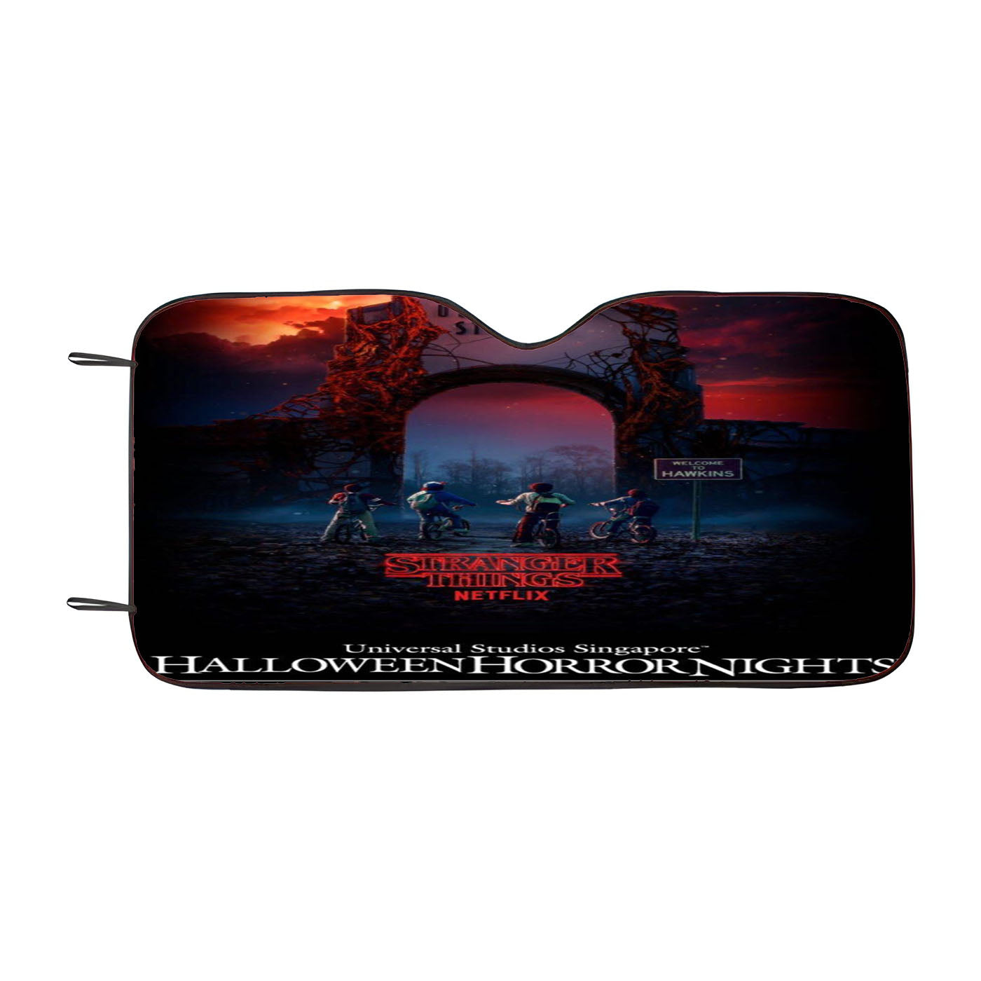 Stranger Things Halloween Horror Night Universal Studio Car Auto Sun Shade Windshield Cover