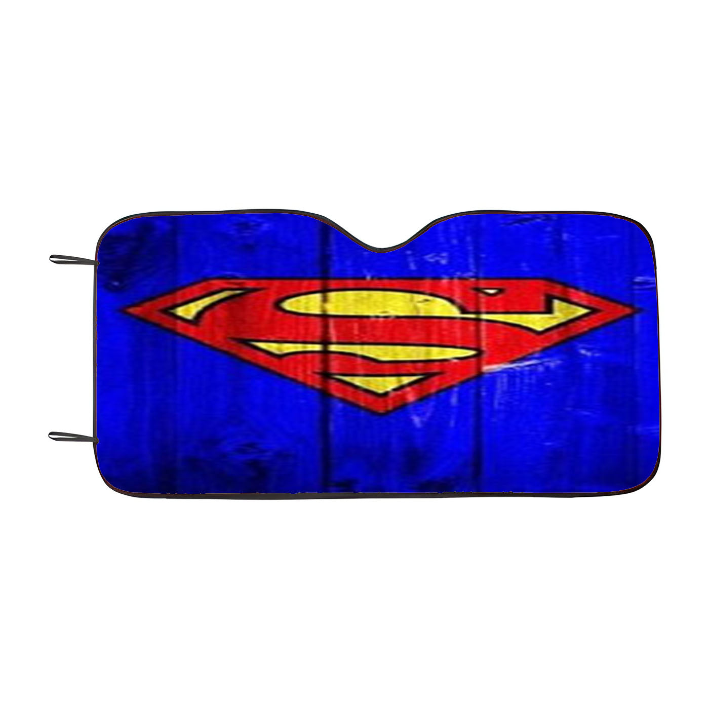 Superman Black Gold Texture Logo Car Auto Sun Shade Windshield Cover