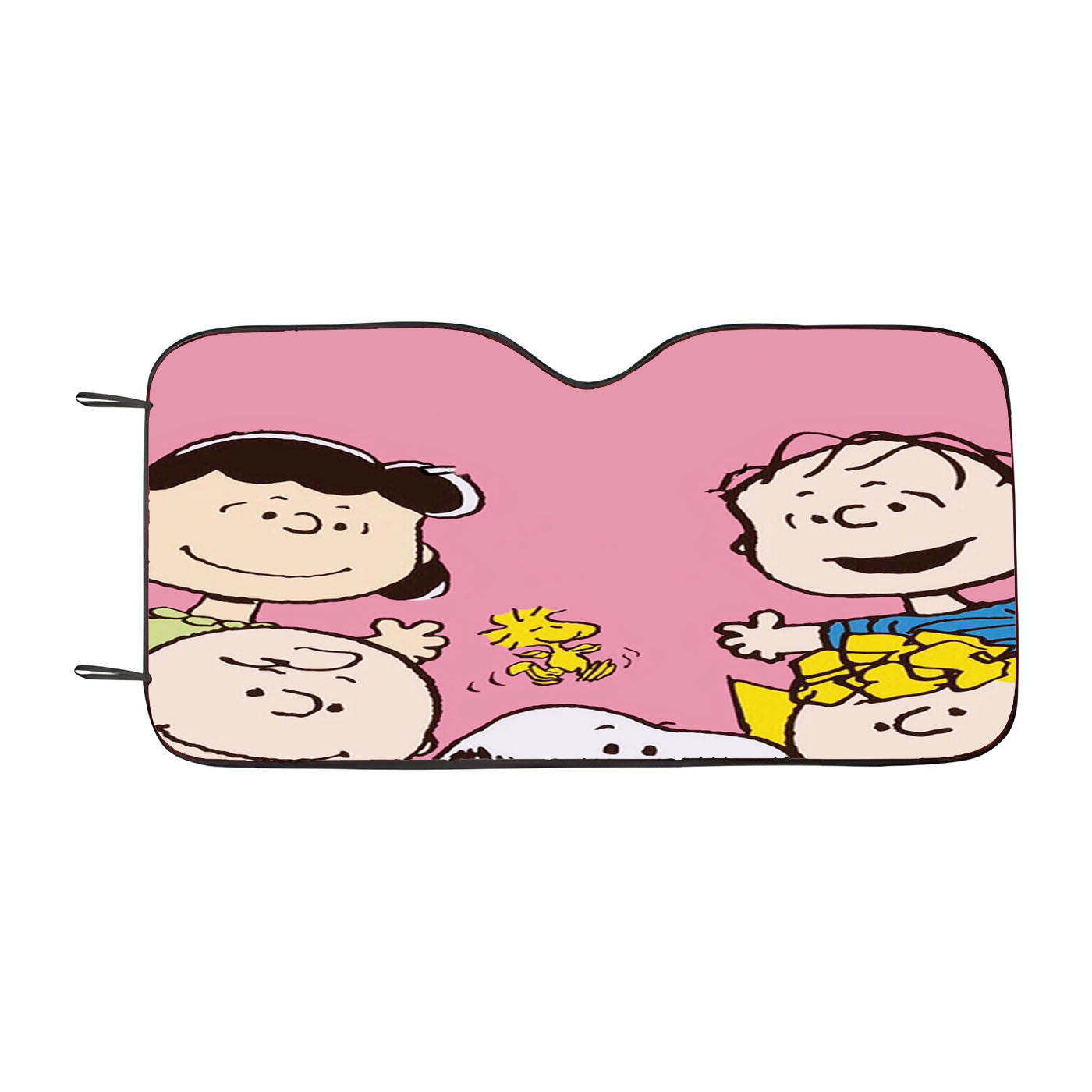 The Peanuts Charlie Brown And Snoopy Cartoon Car Auto Sun Shade Windshield Cover