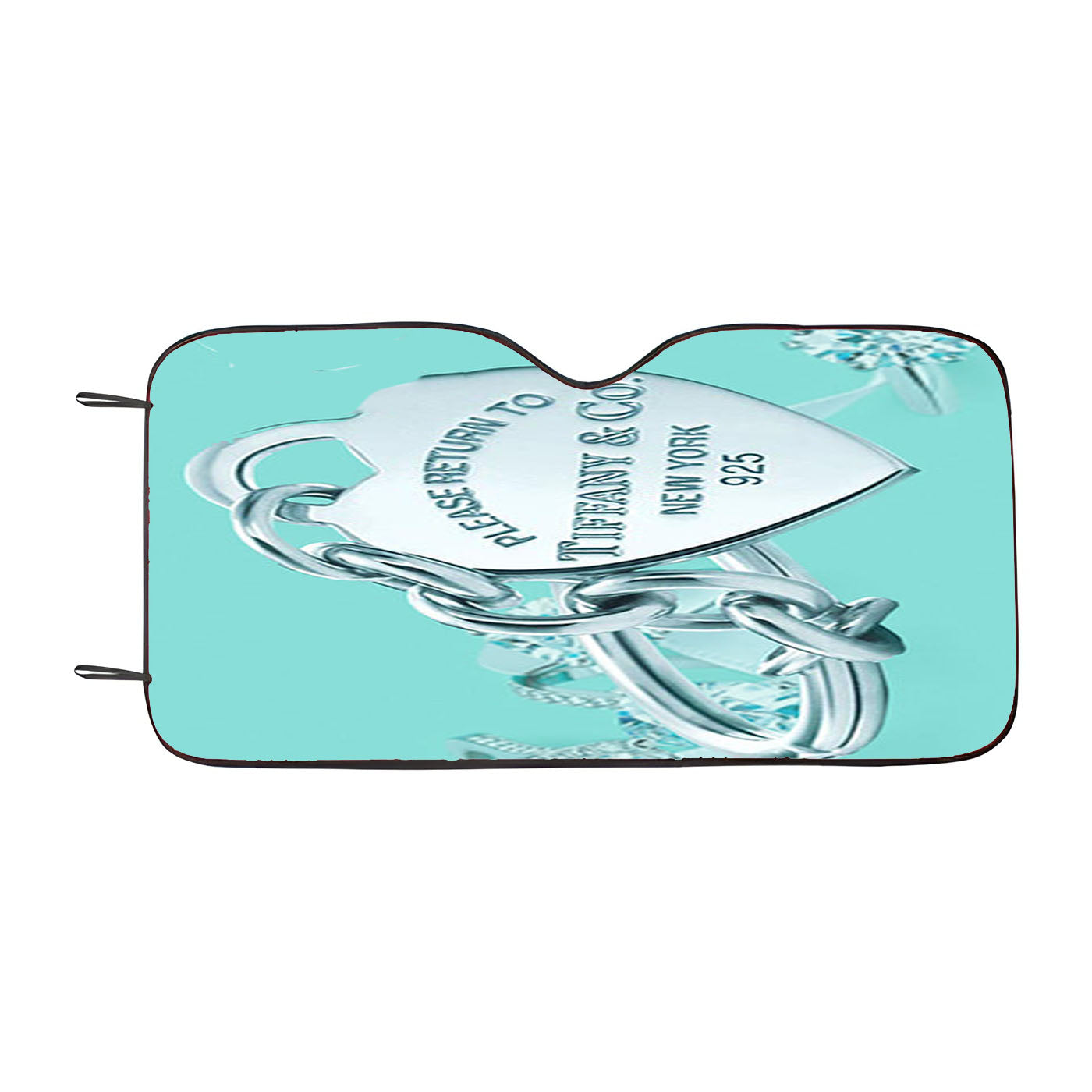 Tiffany And Co Emblem Car Auto Sun Shade Windshield Cover