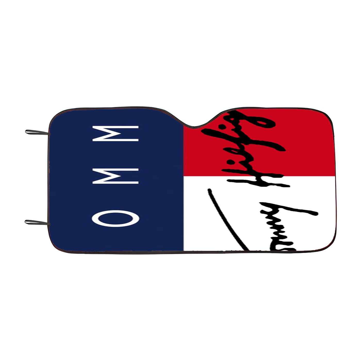 Tommy Hilfiger Signature Logo Car Auto Sun Shade Windshield Cover