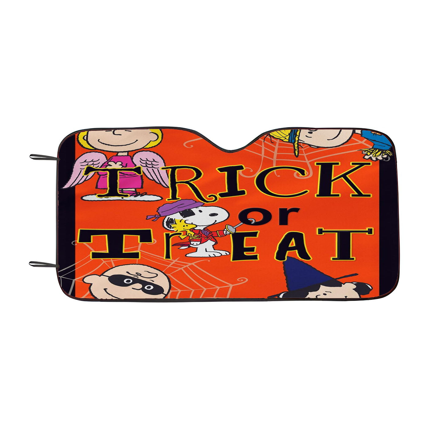 Trick Or Treat Peanuts Gang Car Auto Sun Shade Windshield Cover