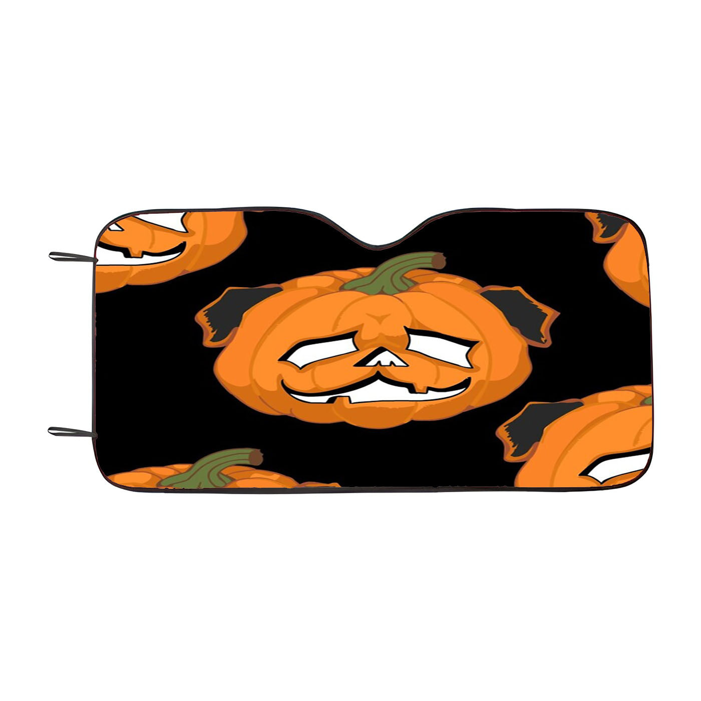 Trick Or Treat Pug Halloween Car Auto Sun Shade Windshield Cover