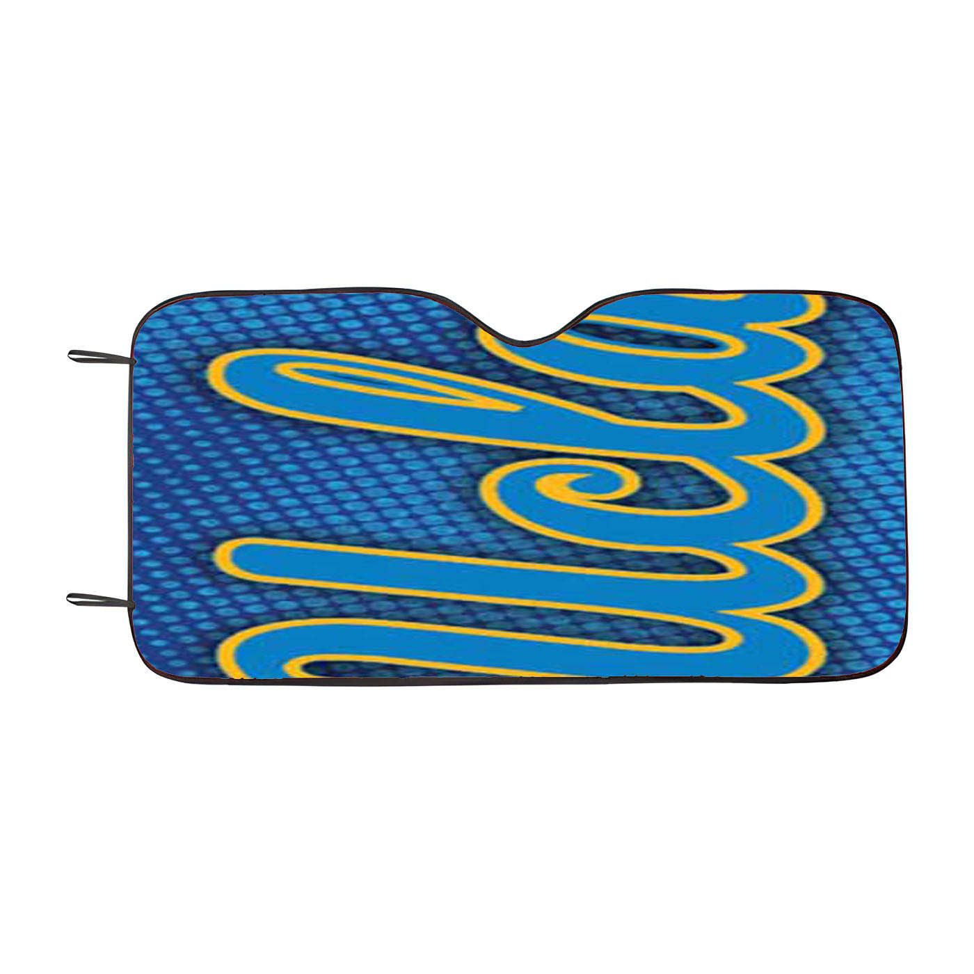 Ucla Bruins Halftone Blue Car Auto Sun Shade Windshield Cover