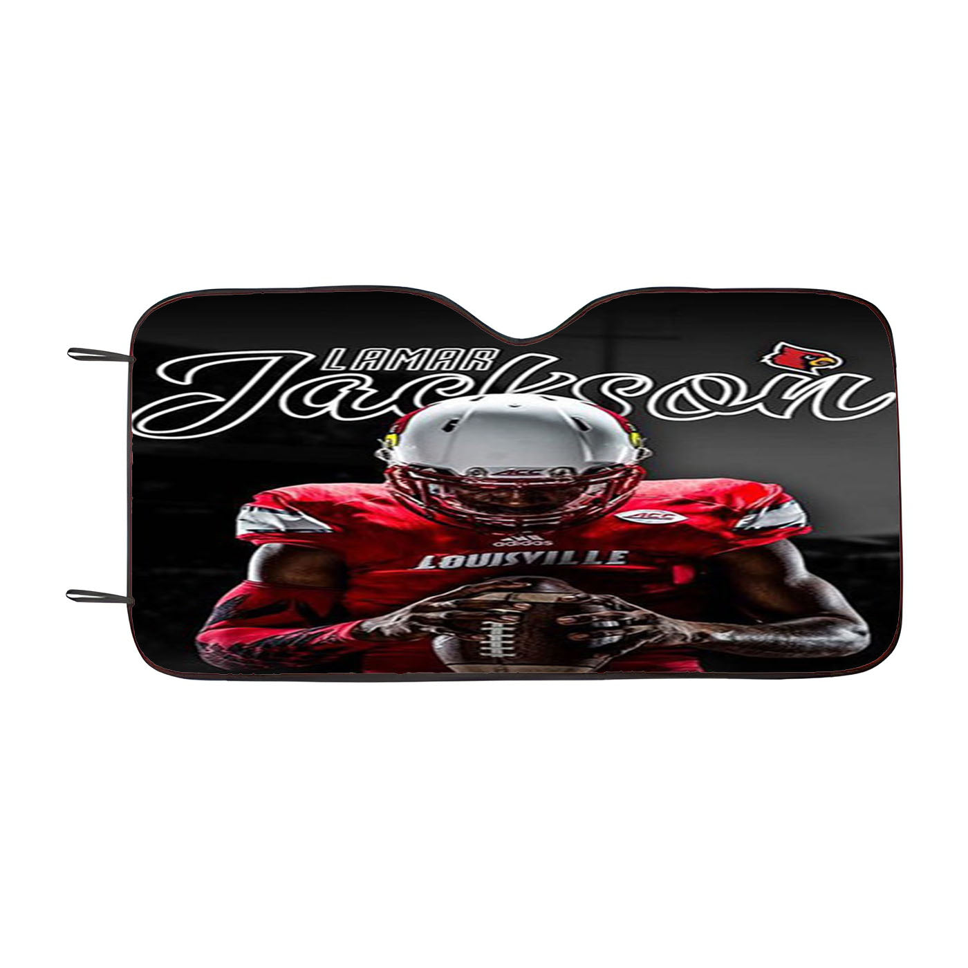 University Of Louisville Lamar Jackson Car Auto Sun Shade Windshield Cover