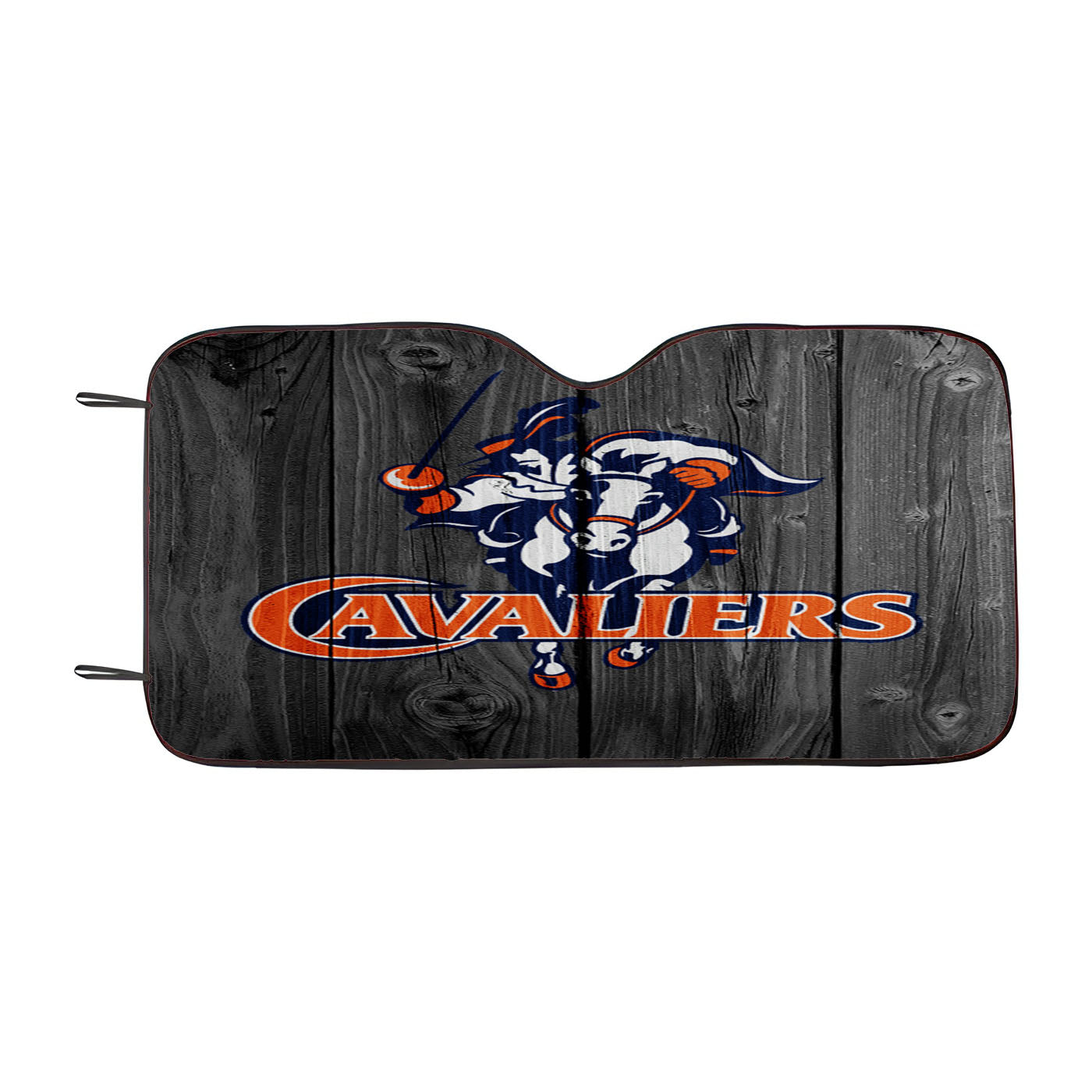 University Of Virginia Cavaliers Logo Dark Wood Car Auto Sun Shade Windshield Cover