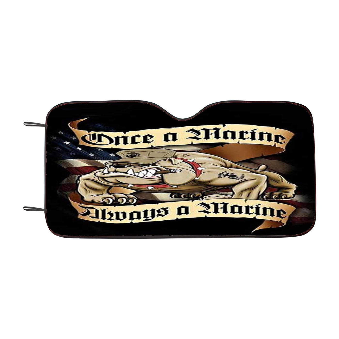 Us Marine Corps 2 Car Auto Sun Shade Windshield Cover