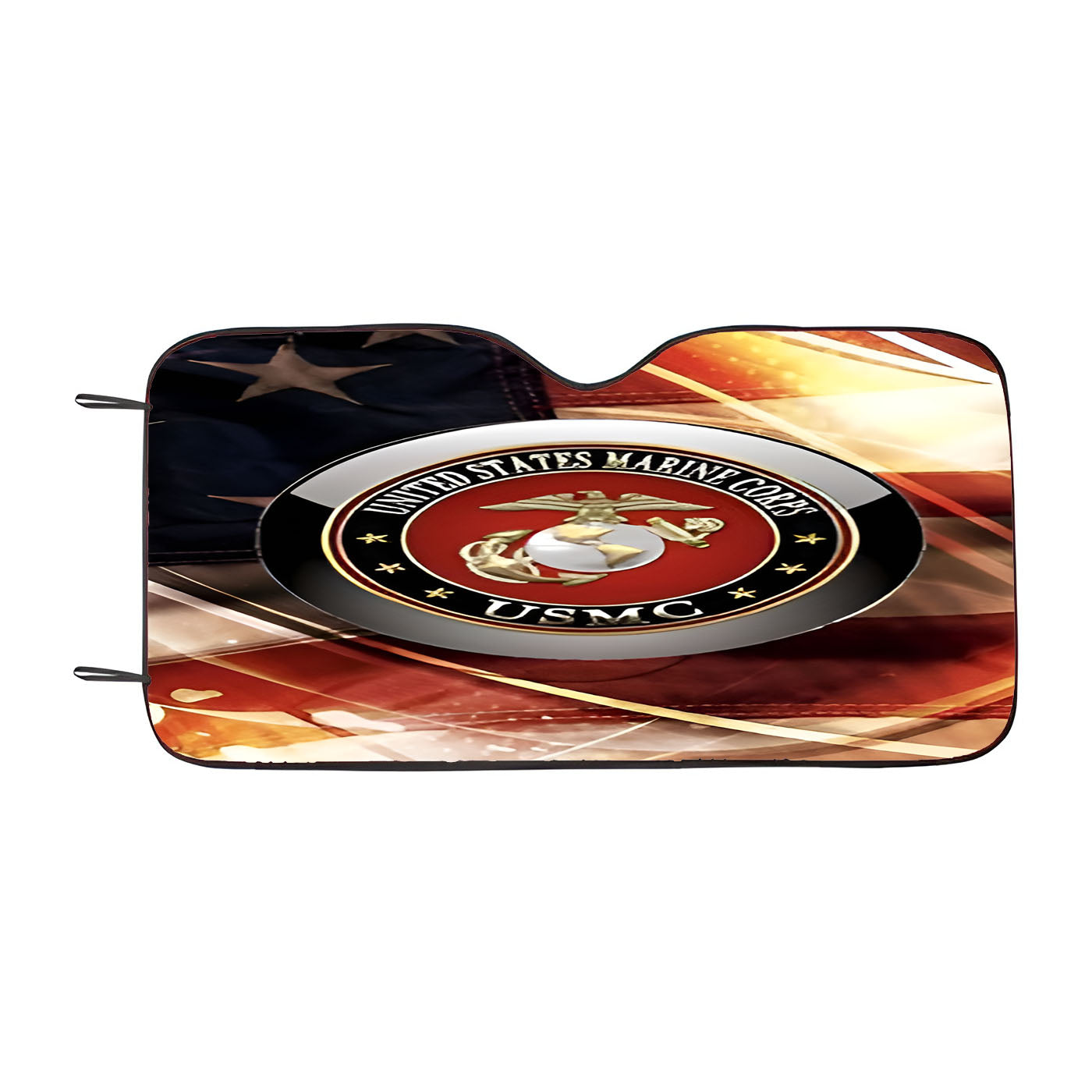 Us Marine Corps Usmc 2 Car Auto Sun Shade Windshield Cover