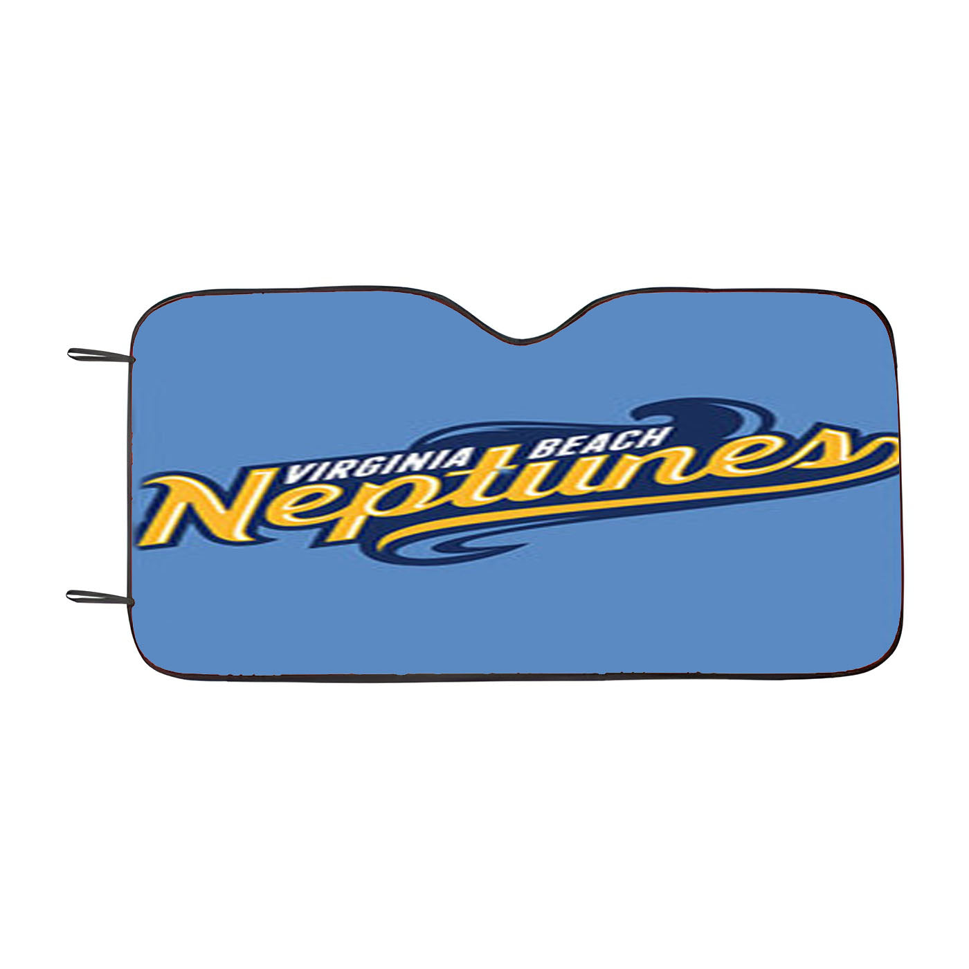 Virginia Beach Neptunes Baseball Logo Blue Car Auto Sun Shade Windshield Cover