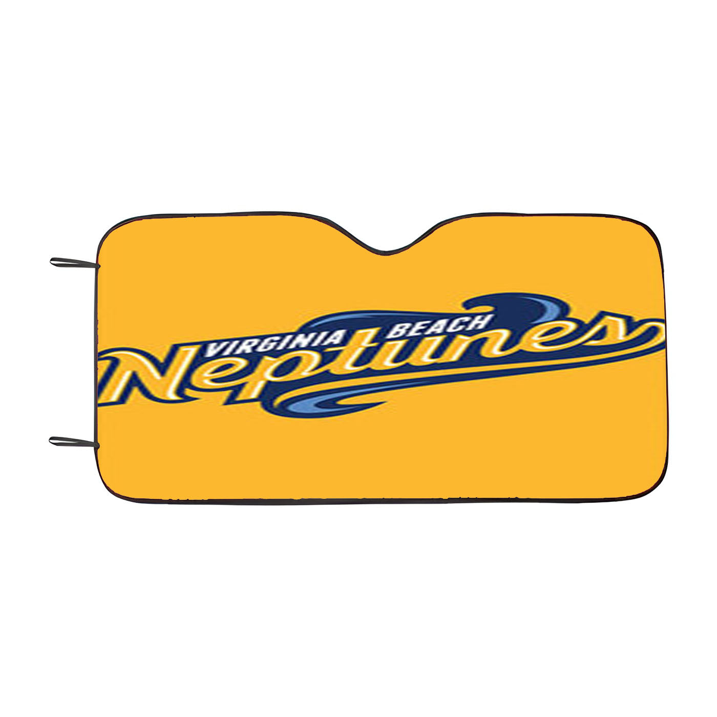 Virginia Beach Neptunes Baseball Logo Yelow Car Auto Sun Shade Windshield Cover