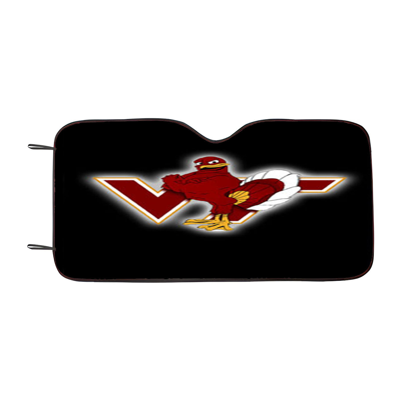 Virginia Tech Hokies Logo Big Car Auto Sun Shade Windshield Cover