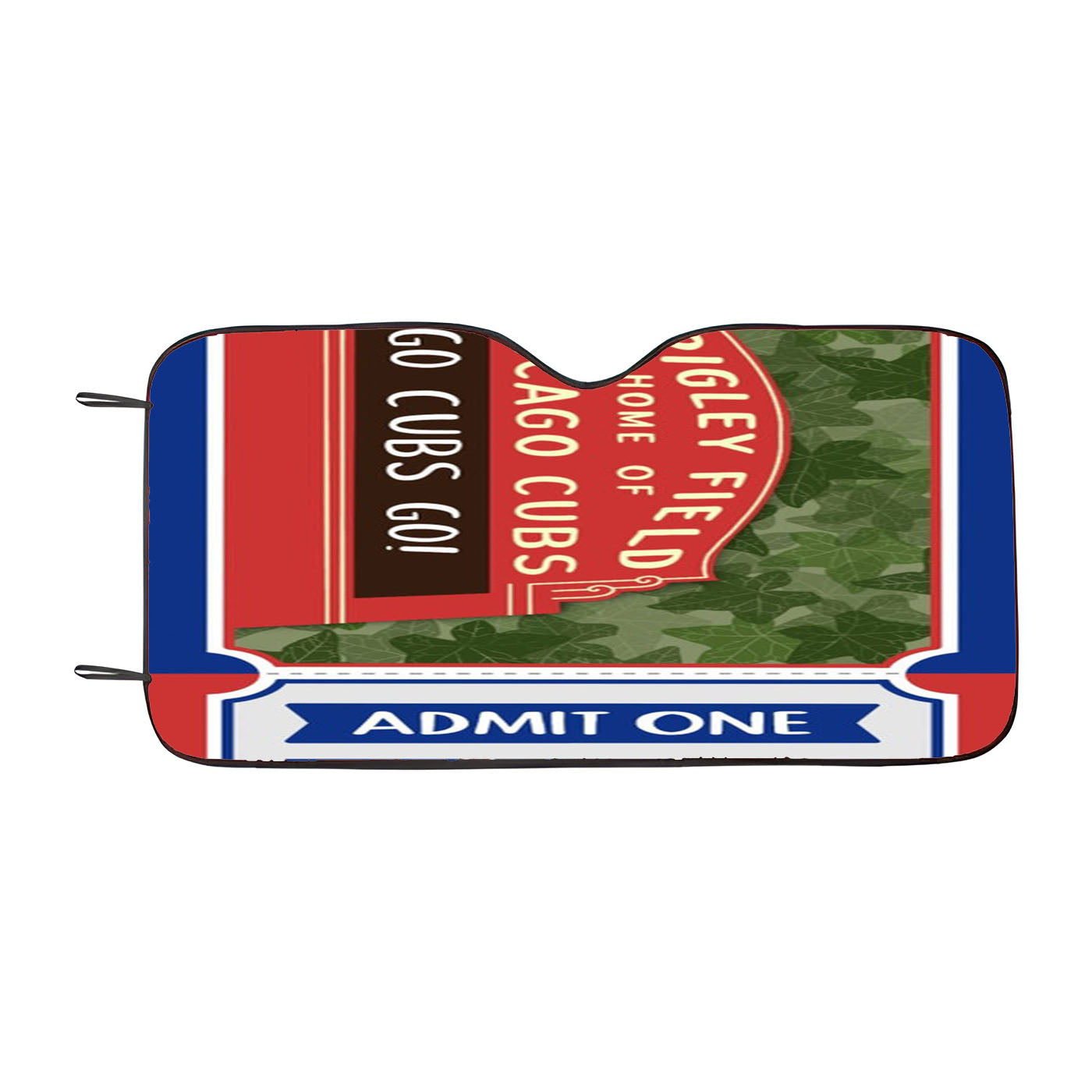 Wrigley Field Home Of Chicago Cubs Car Auto Sun Shade Windshield Cover