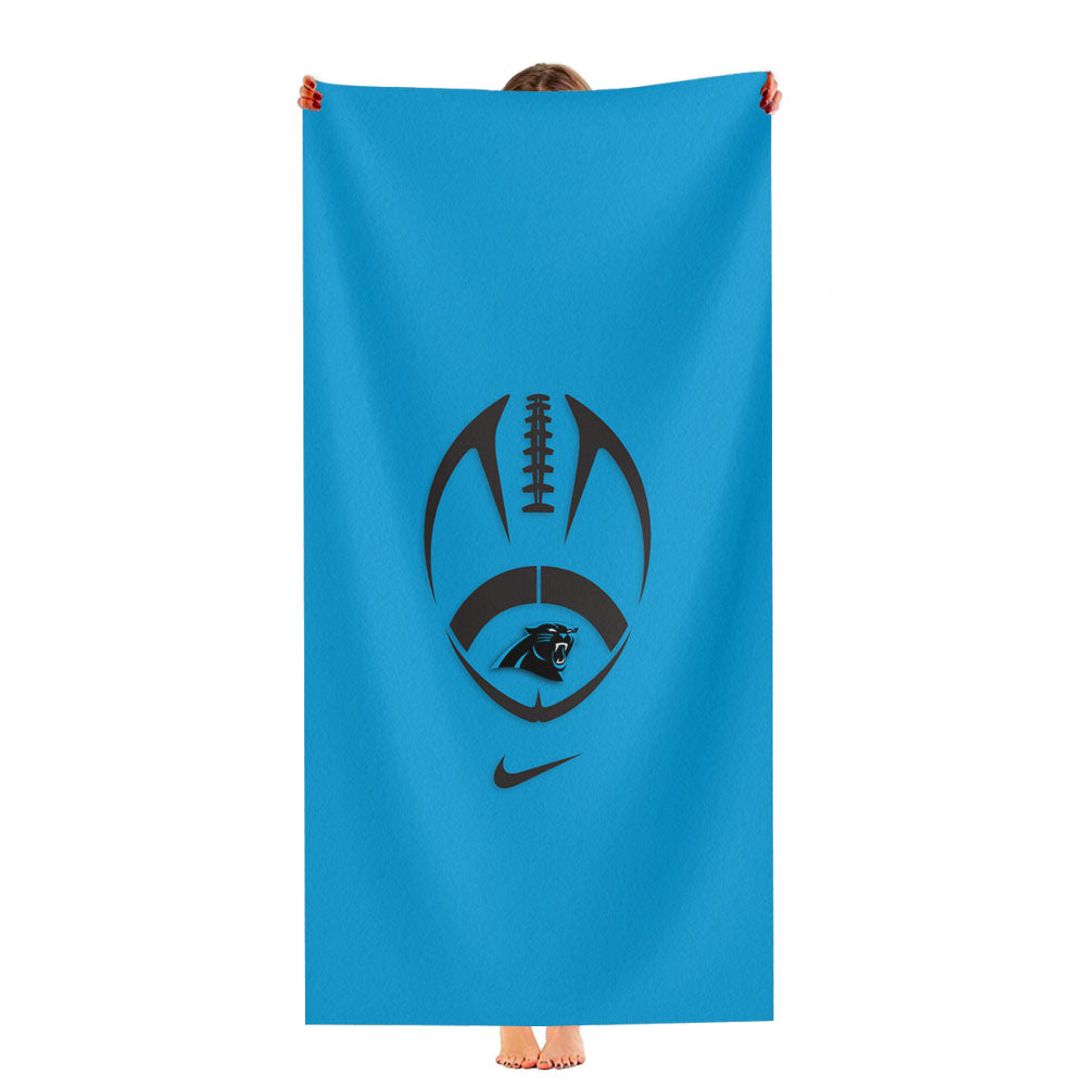 Carolina Panthers Blue Logo Ultra-Soft Luxury Bathroom Towels